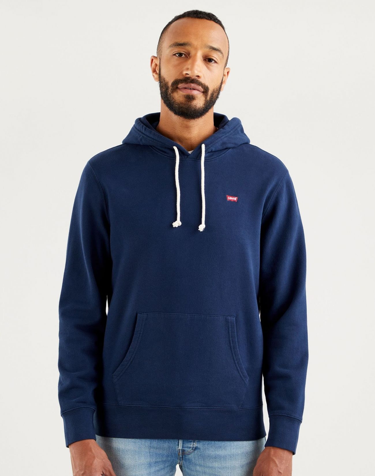 felpa man levis 34581 neue original Hoodie 0009 blaues Kleid