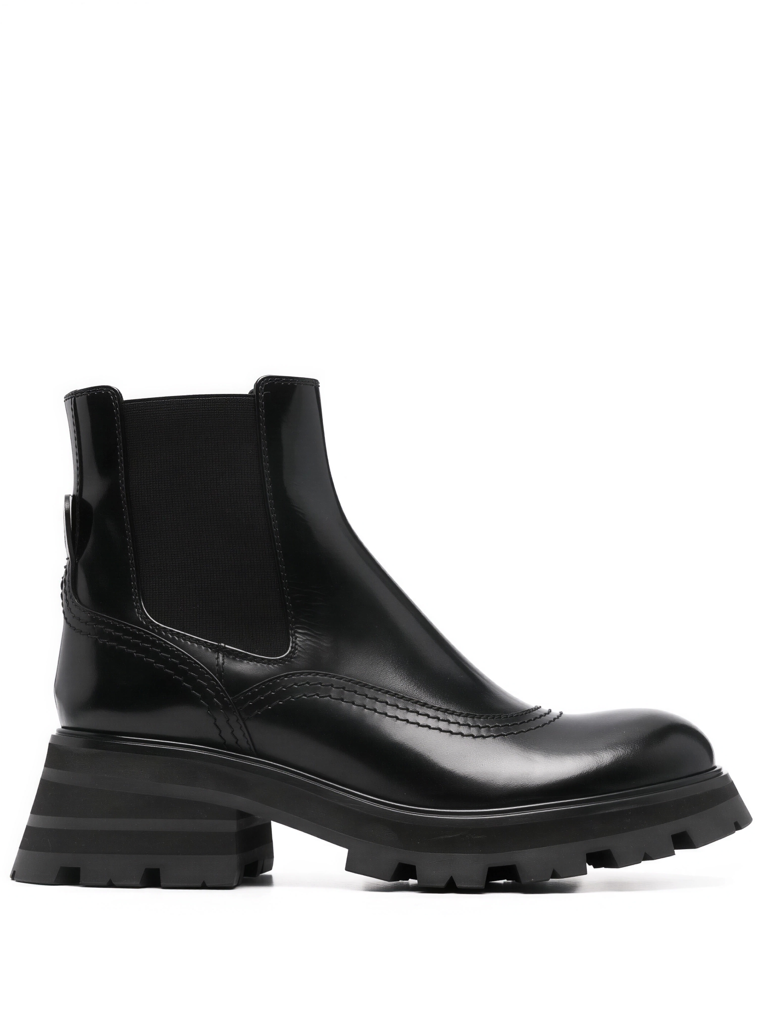 Damenstiefel mit Fellfutter Alexander Mcqueen Chelsea