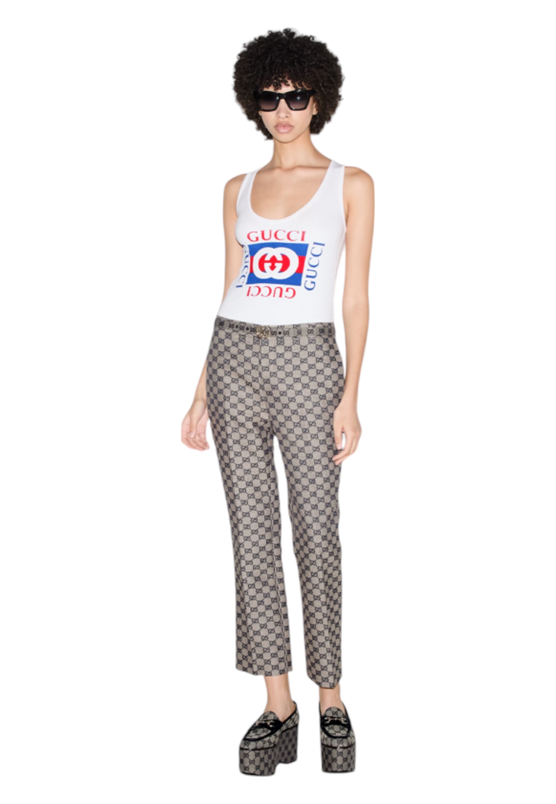 Frauen Coastal Canotta Gucci Druckmaschinen Gucci