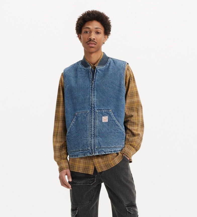 Jacken und Jacken Mann levis a8580 0000 - sansome vest denim