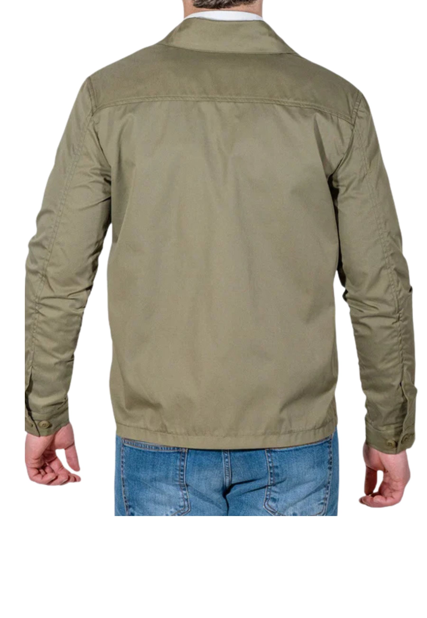 Herren Jacken Overshirt Man Heskimo Grunes Militar