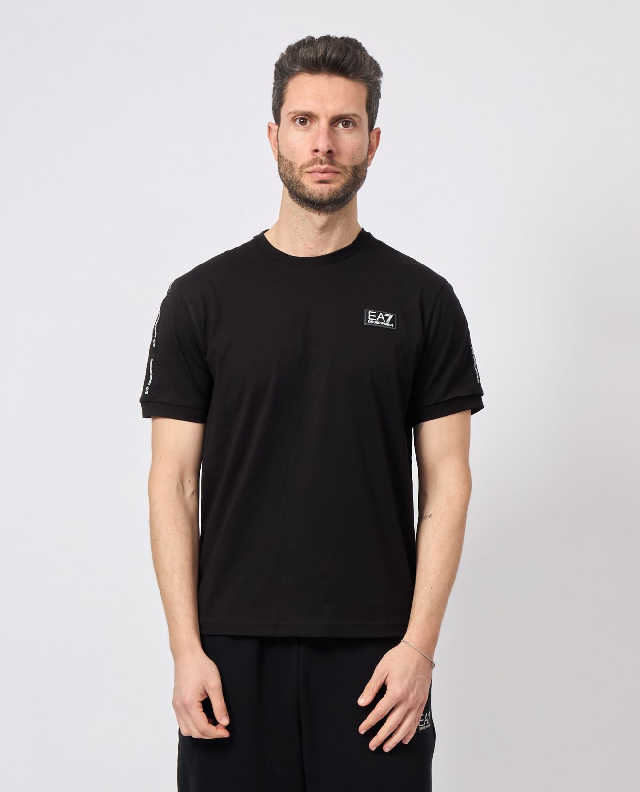 T-Shirt Sportmann Ea7 7m001037 af10378 uc0001 Schwarz