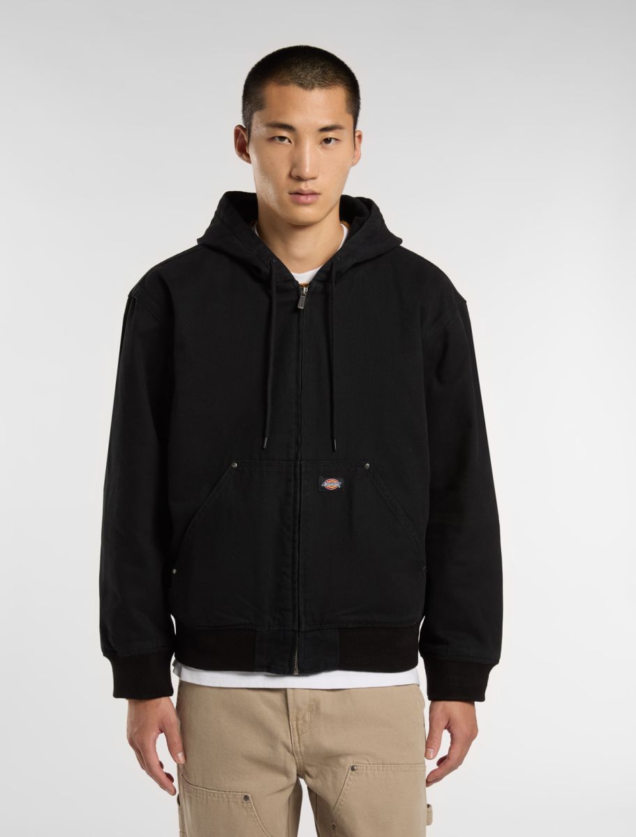 Jacken und Jacken Mann Dickies hilham Hooded jkt - dk0a87o5blk1 ♪