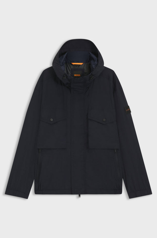 dunkelblaue Herrenjacke