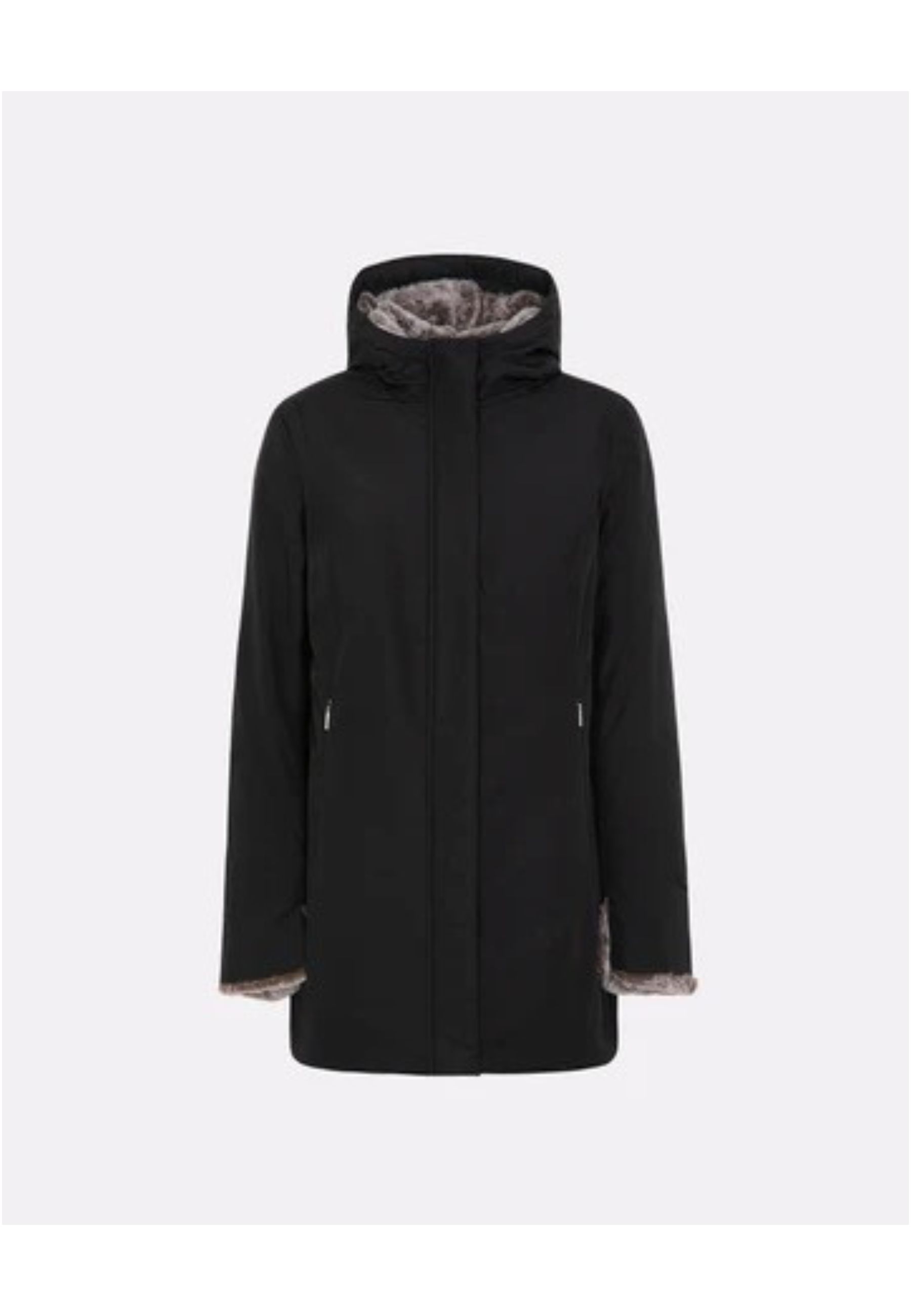 Damenjacke Suns Marmolada Fur Schwarz