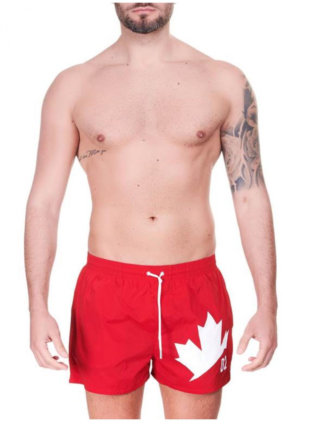 Dsquared2 - D2 Blatt Swim Trunks D7B643640 600 ROS
