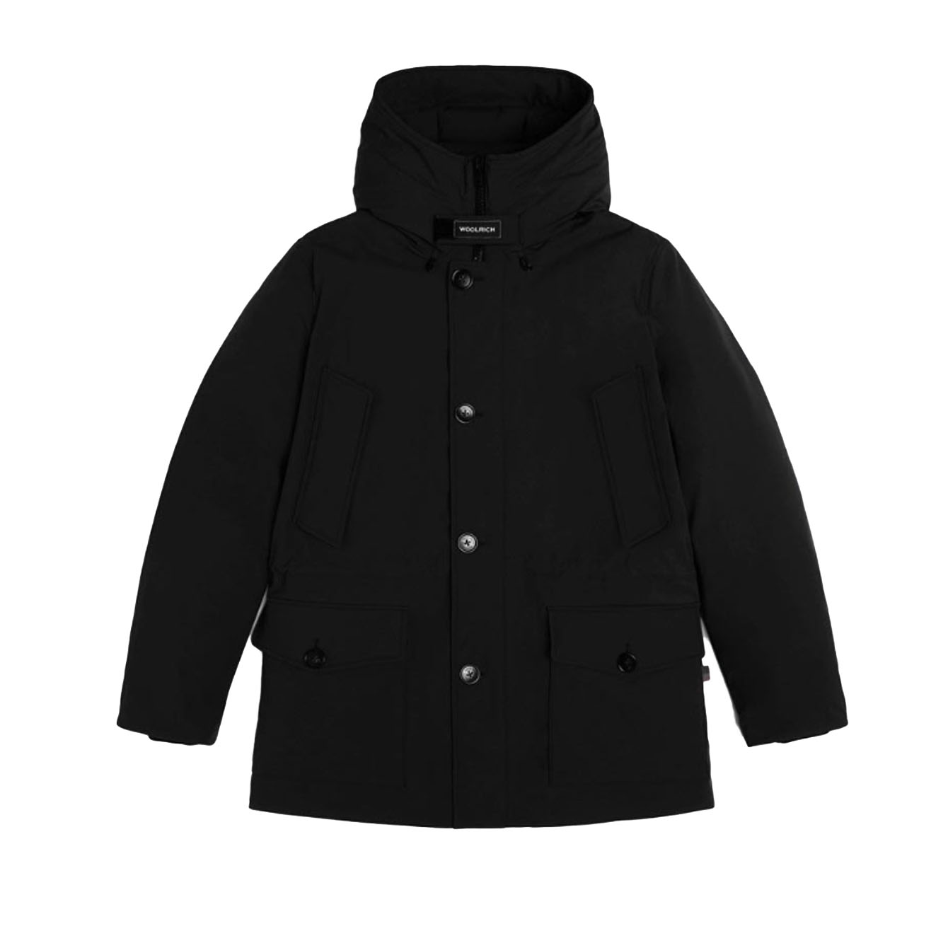 Woolrich - Ut0102 100 Black Tech Stretch Arctic Parka WOOU0327MR