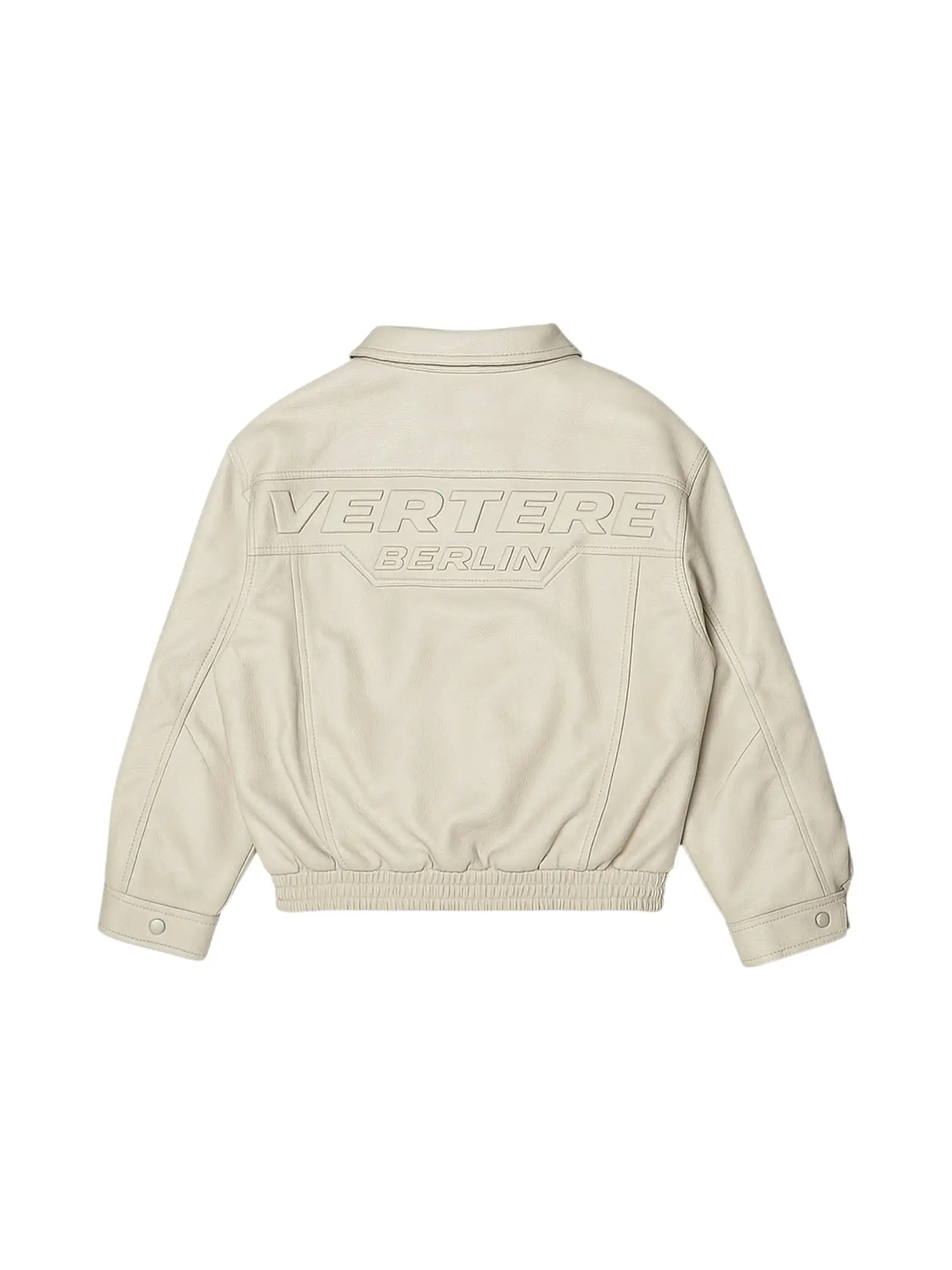 Vertere Berlin Racing Lederjacke helle Lederjacke - Creme
