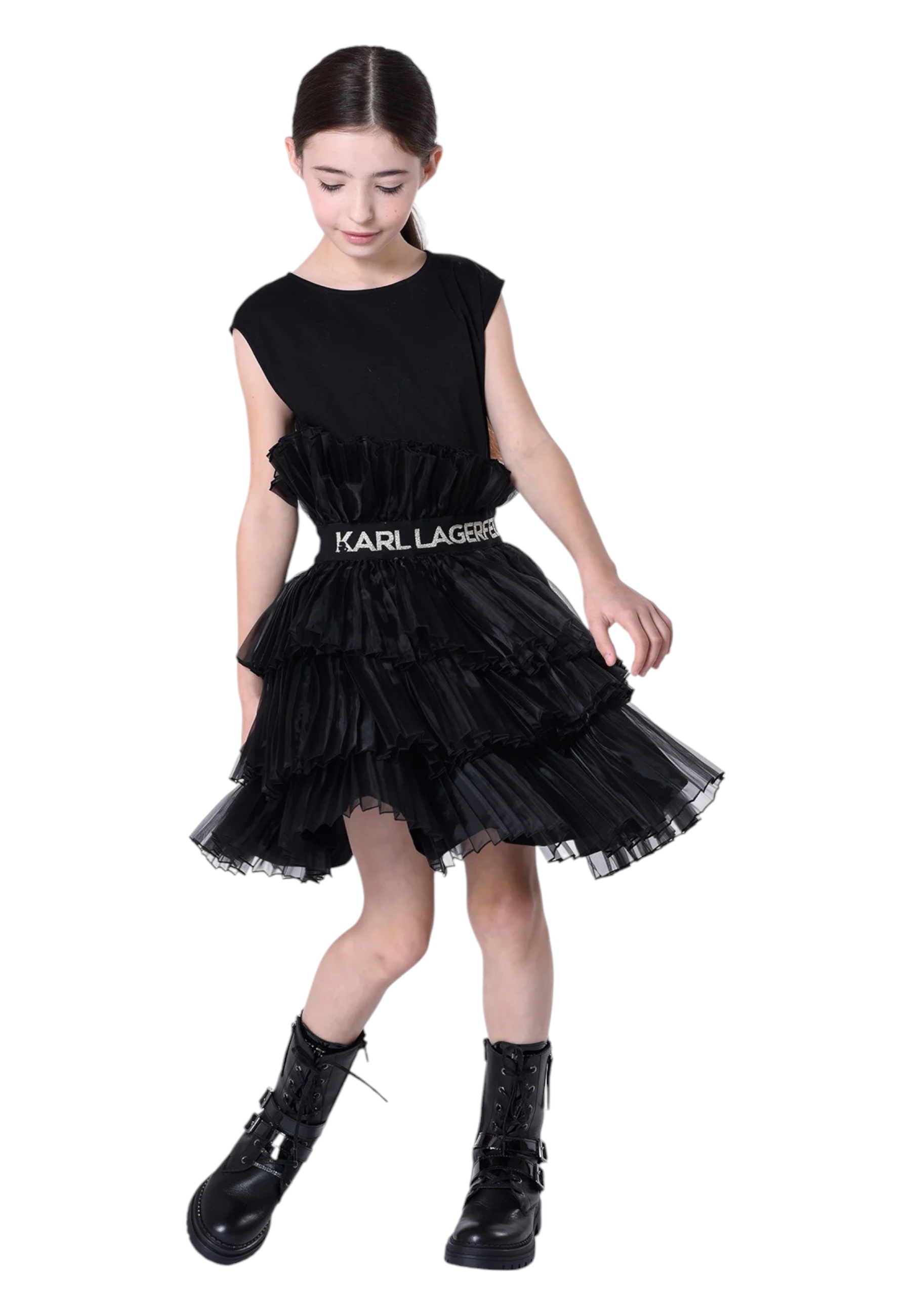 Kleid mit Logo Karl Lagerfeld Feste