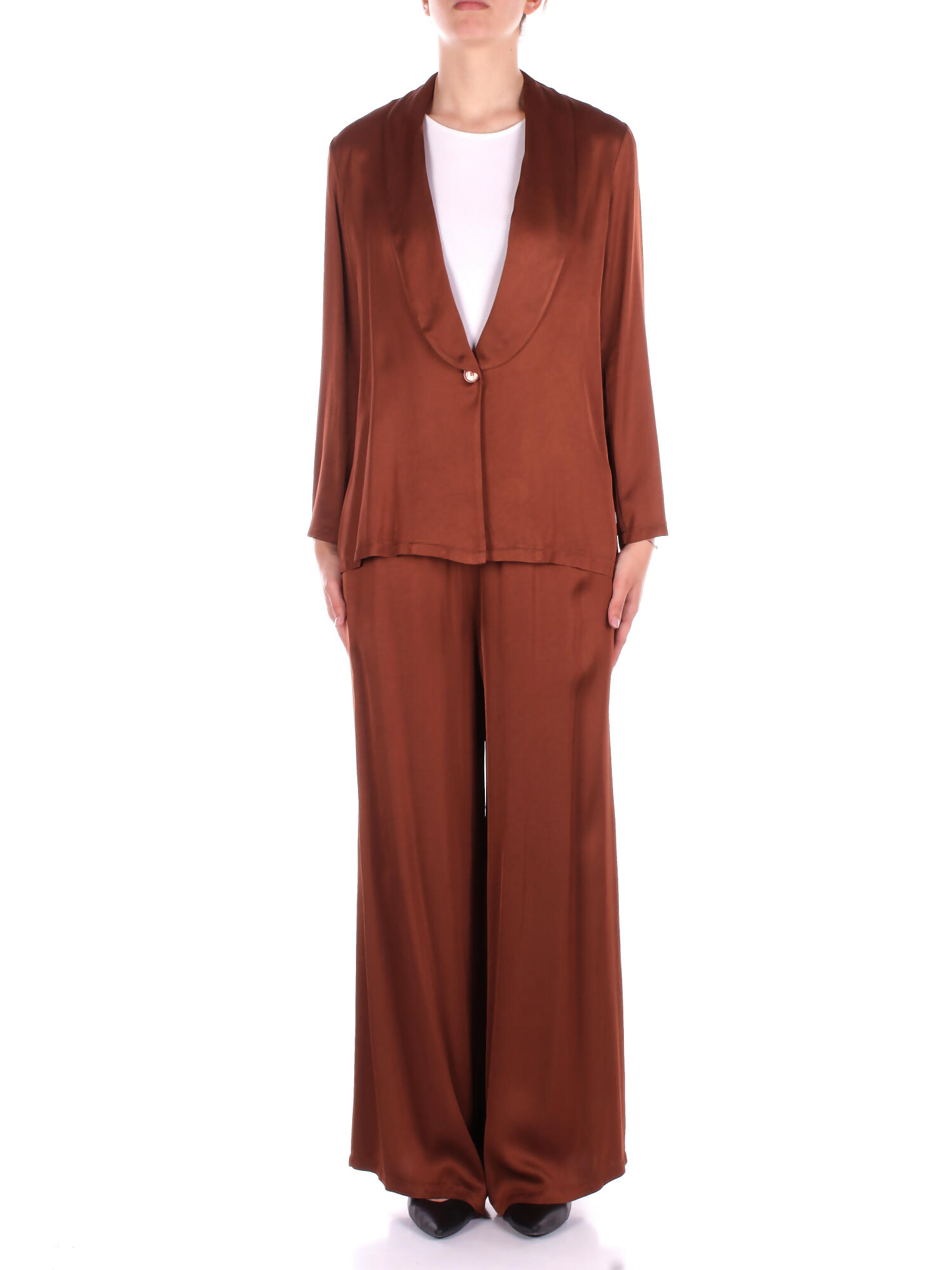 Manila Grace Jacken Braun