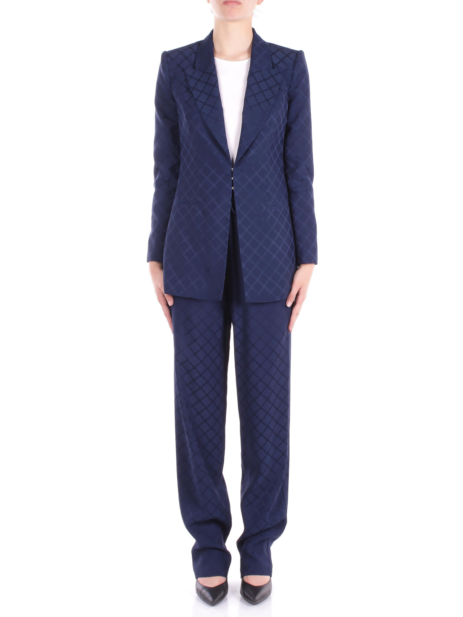 Elisabetta Franchi Blaue Jacken