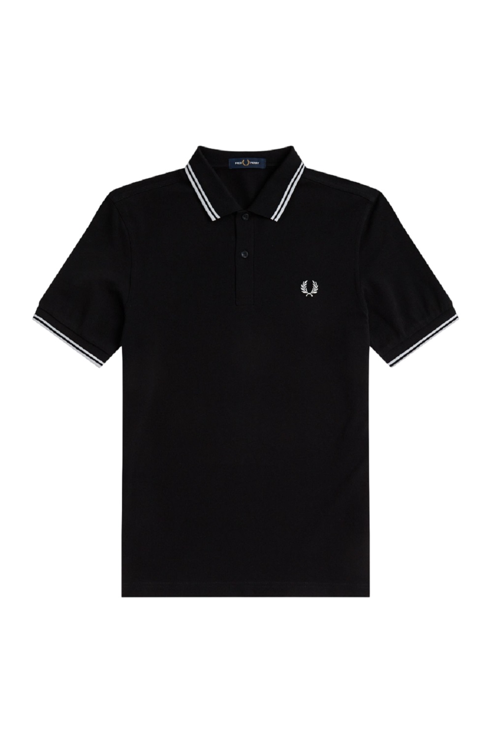 Schwarzes T-Shirt und Poloshirt von Fred Perry