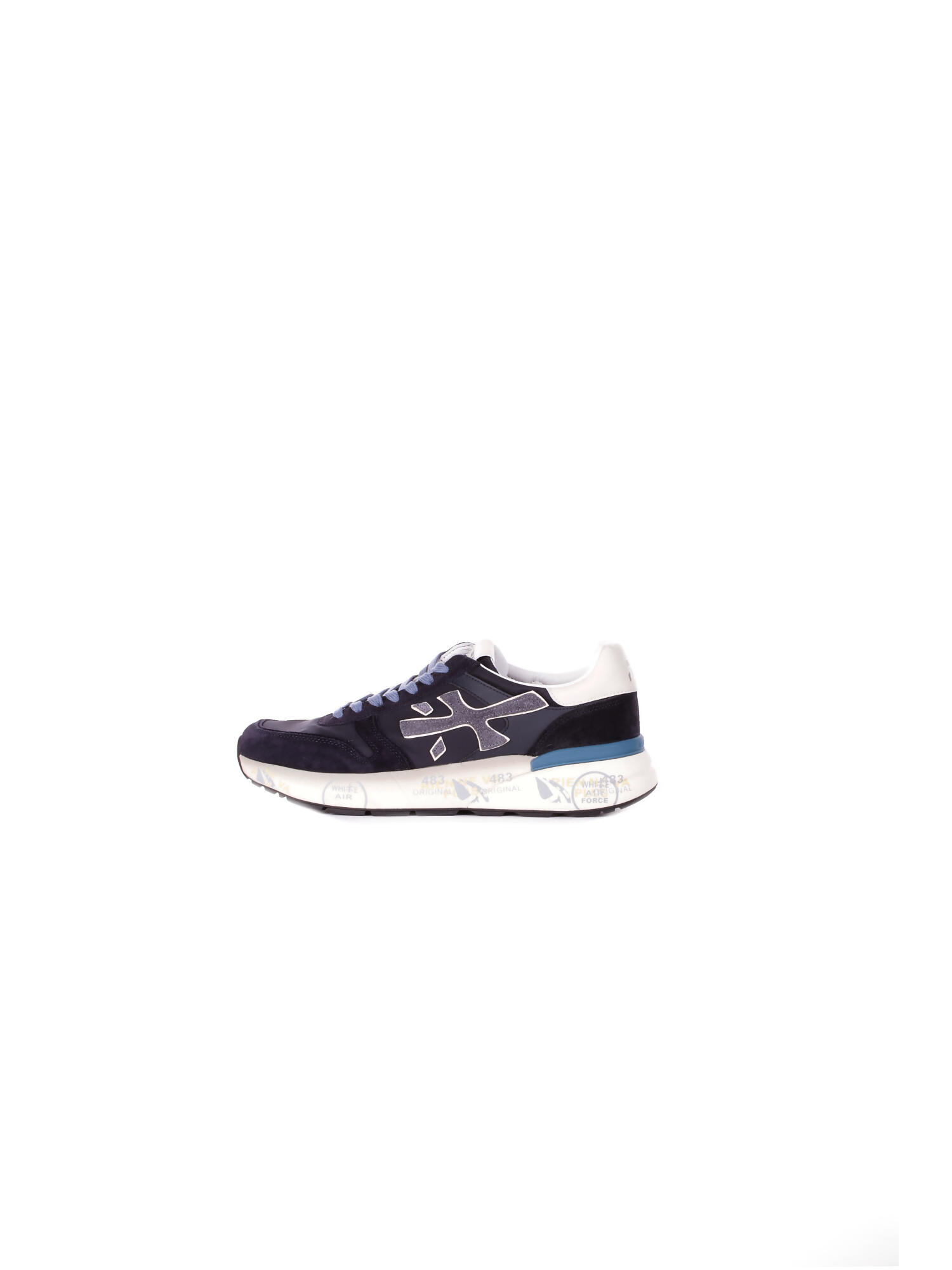 Premiata Sneakers Schwarze Creme