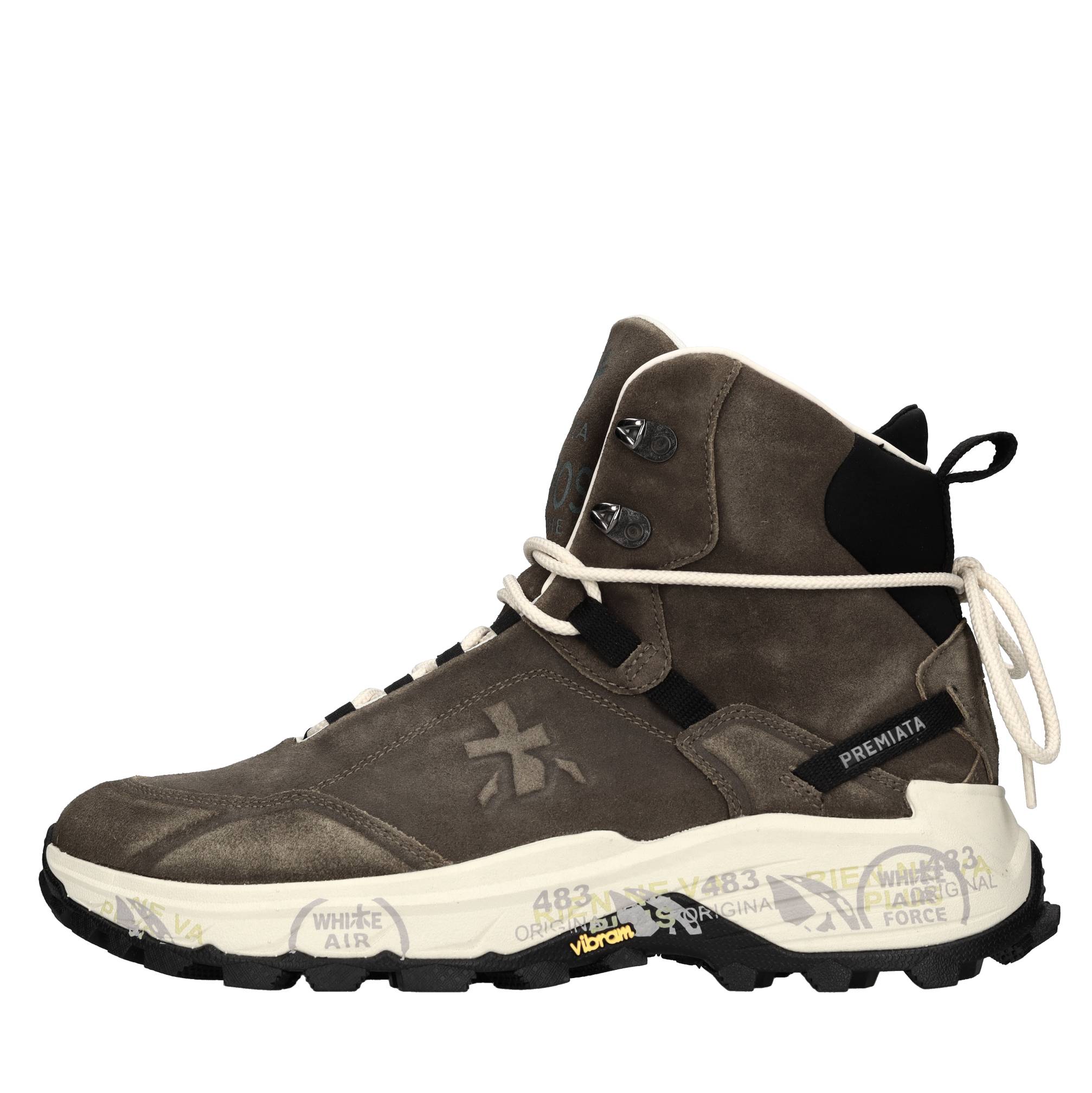 Premiata Schwarze Stiefel