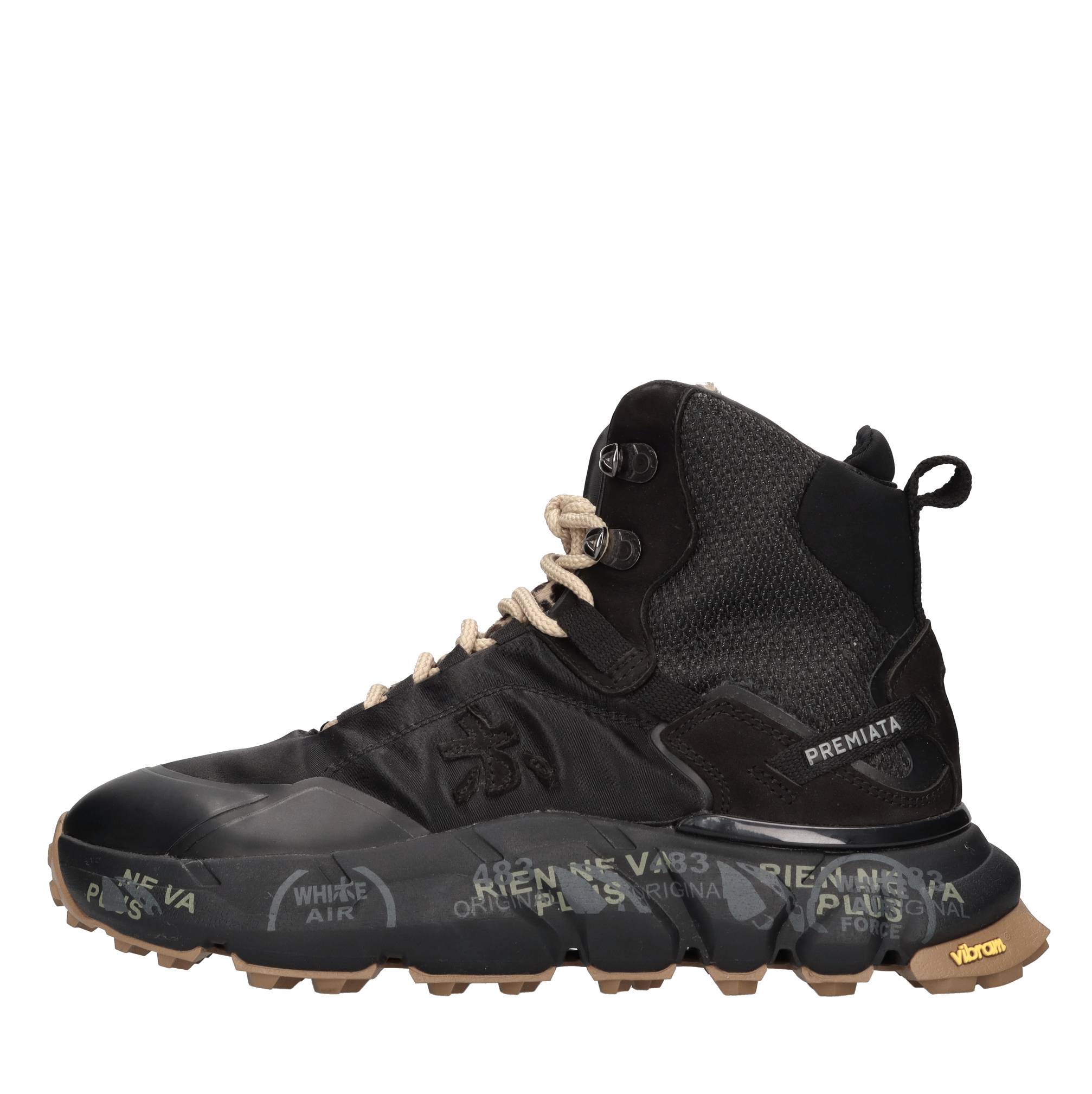 Premiata Stiefel schwarz