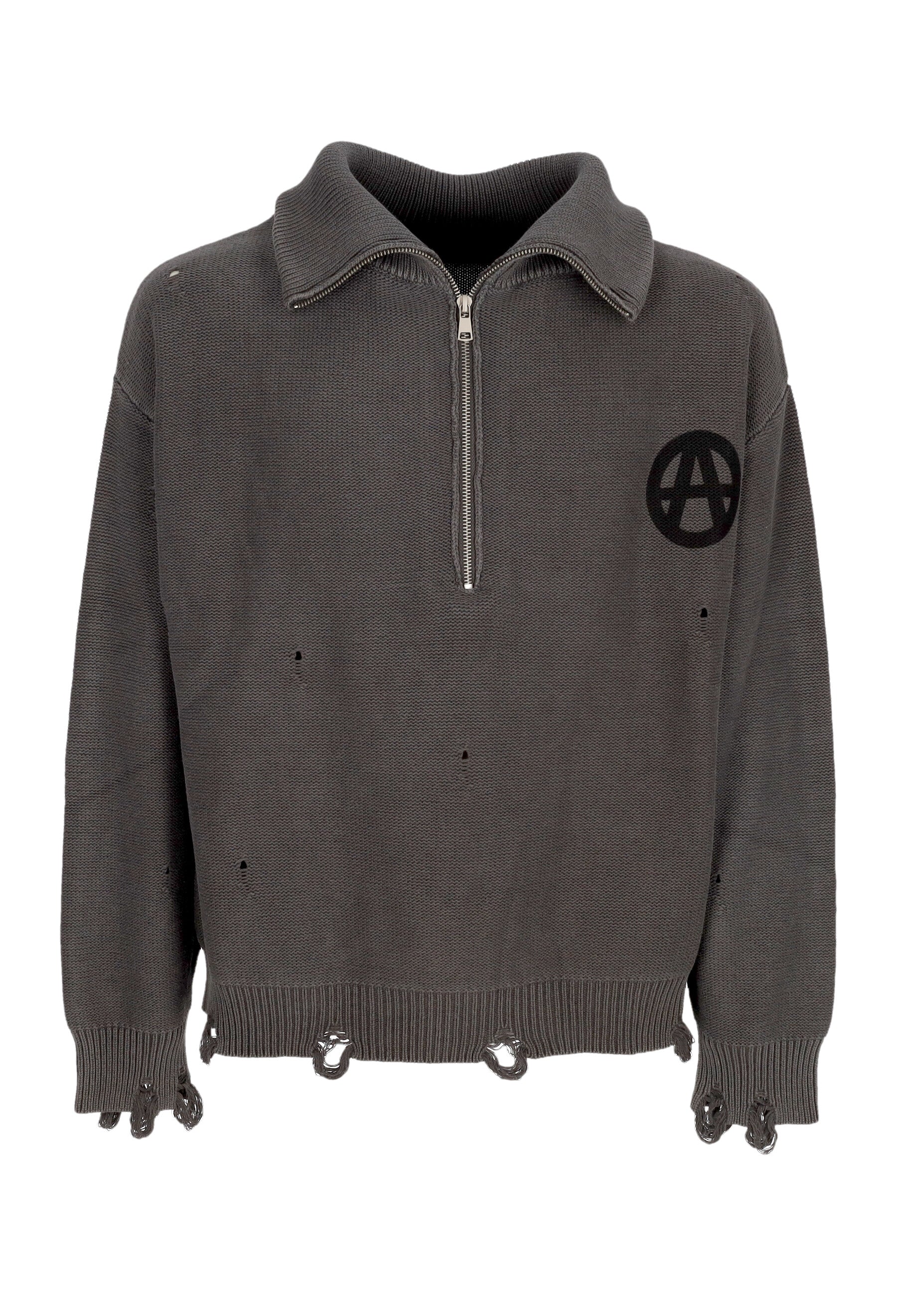 Herren Pullover Anarchy Sweater Grau