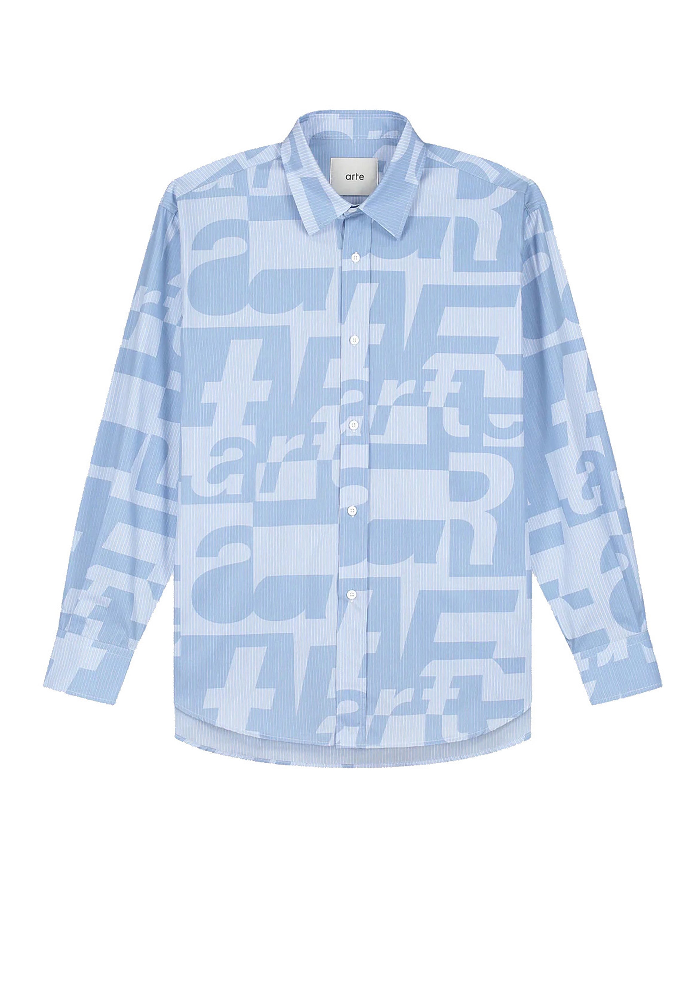 Hemd Langarm Allover Hemd Allover Print
