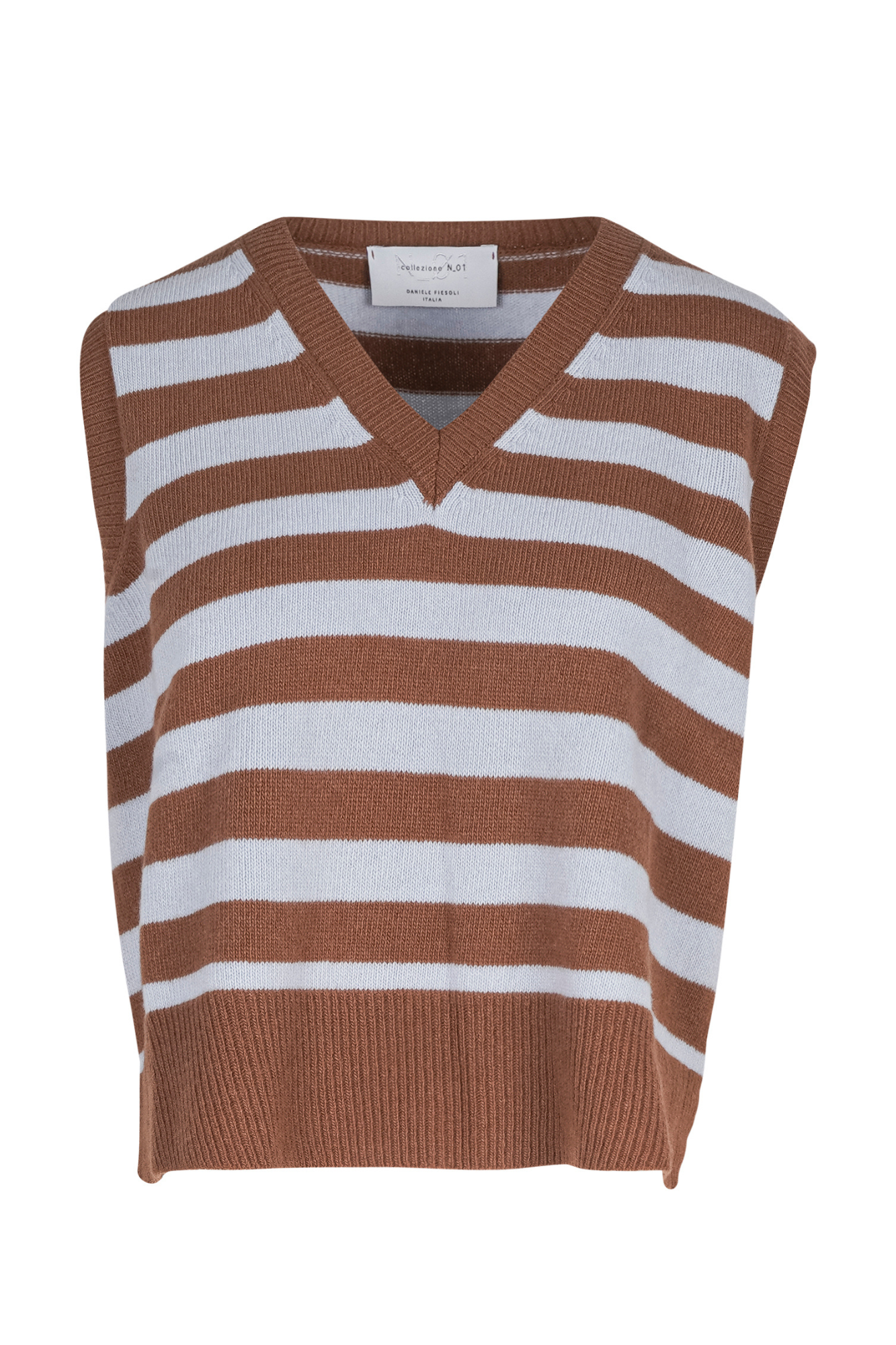 Daniele Fiesoli Collezione_01 - Weste - 460468 - Tabak/Azzurro