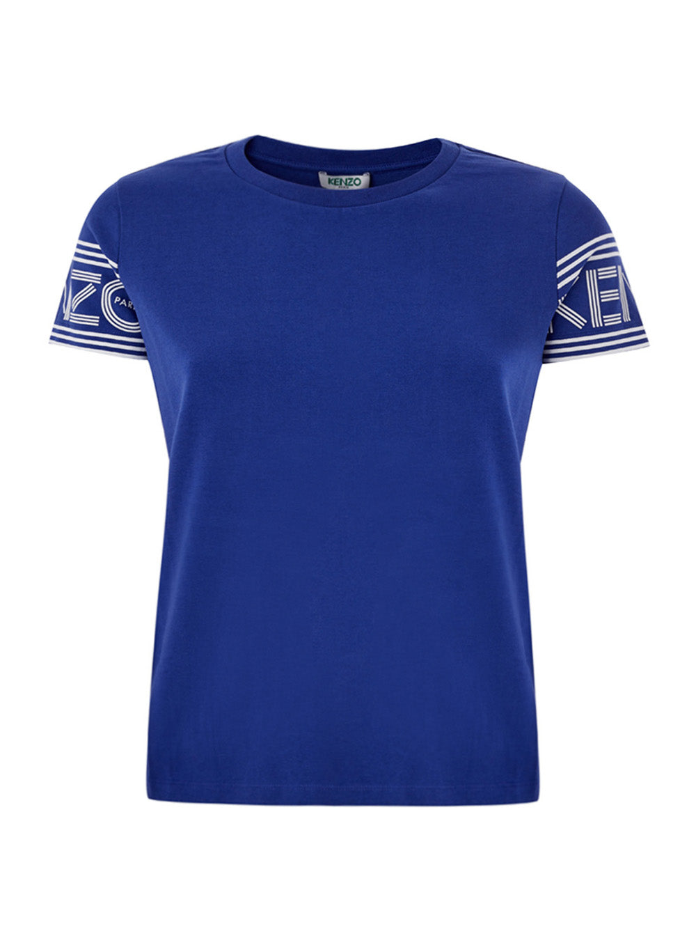 T-Shirt in Elektrisch Blau Baumwolle Kenzo