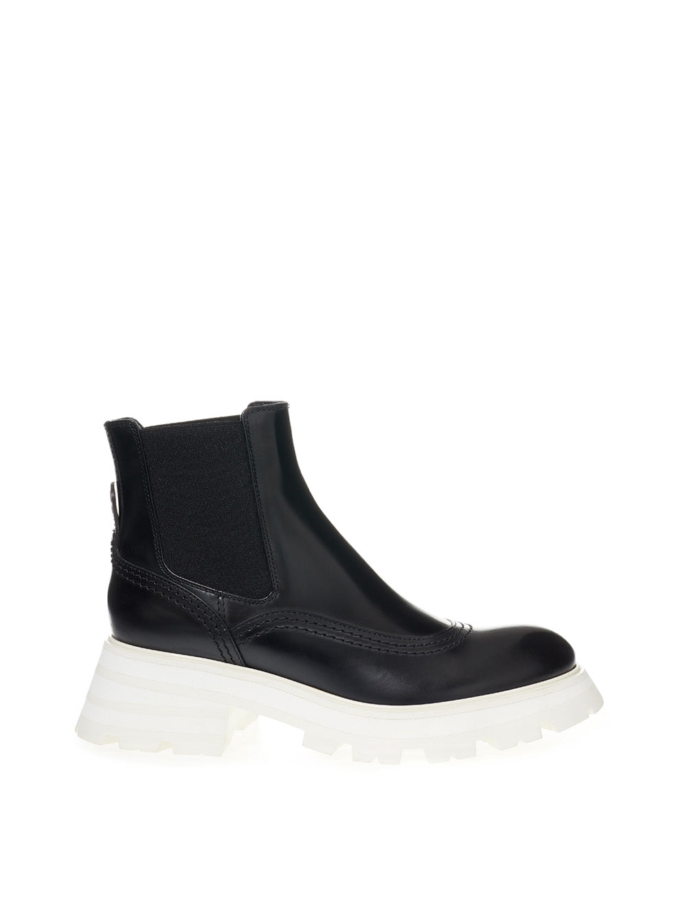 Chelsea Stiefel Alexander Mcqueen WeiBer Absatz