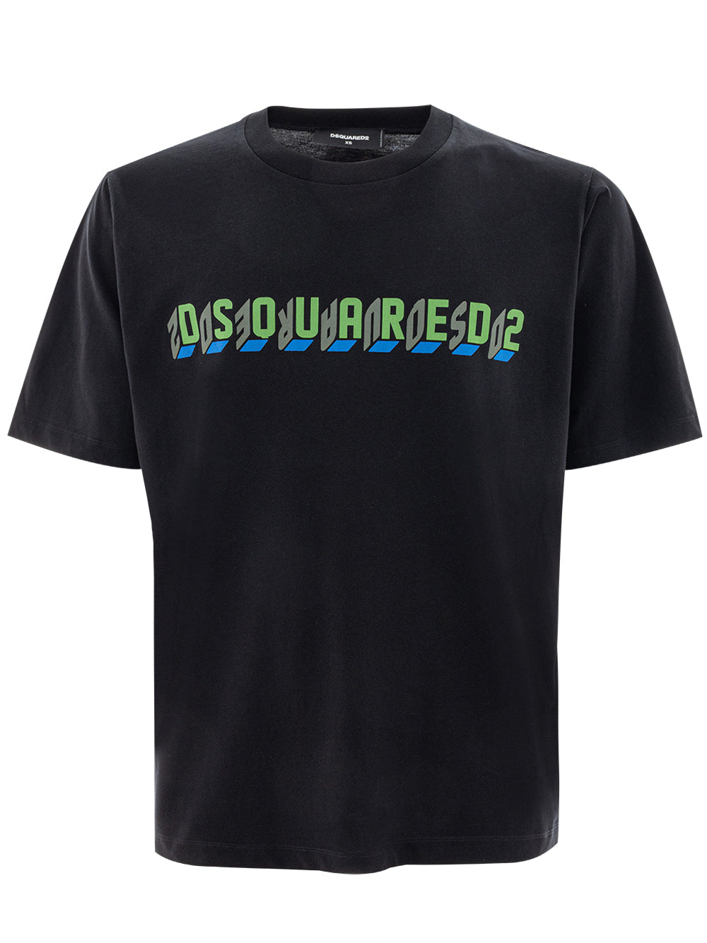T-Shirt Over mit Logo Dsquared2
