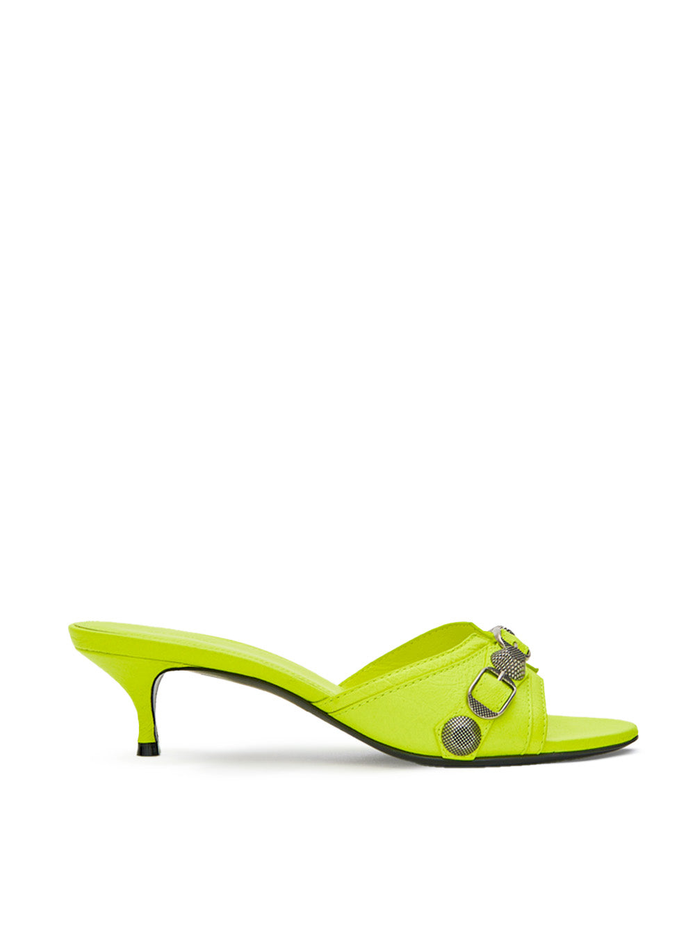 Sandale Mule Fluo Yellow Cagole Balenciaga