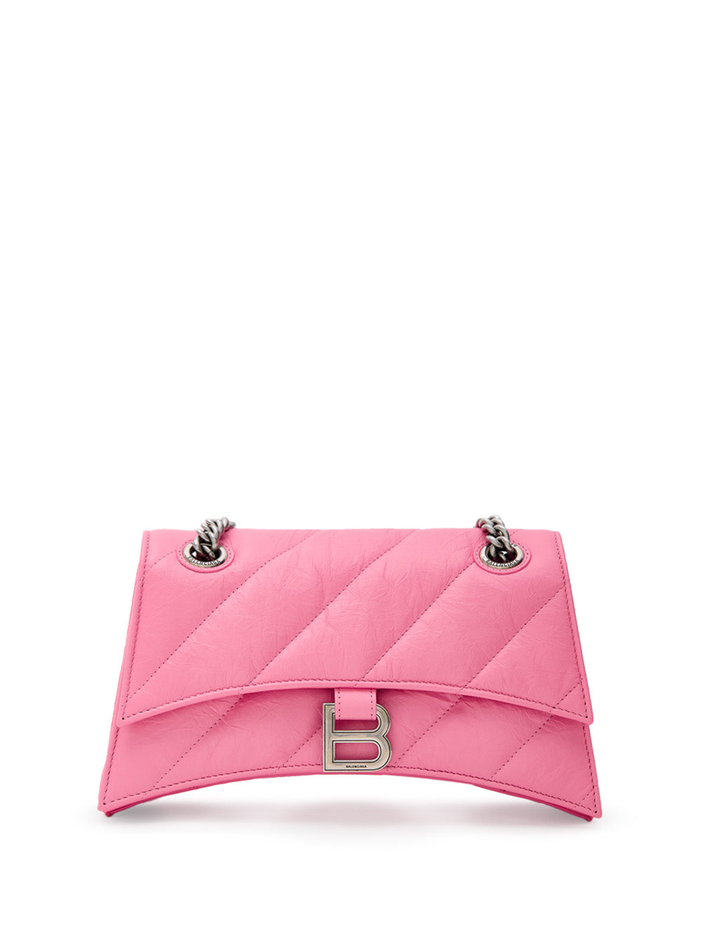 Crush Bag mit Silberkette Balenciaga
