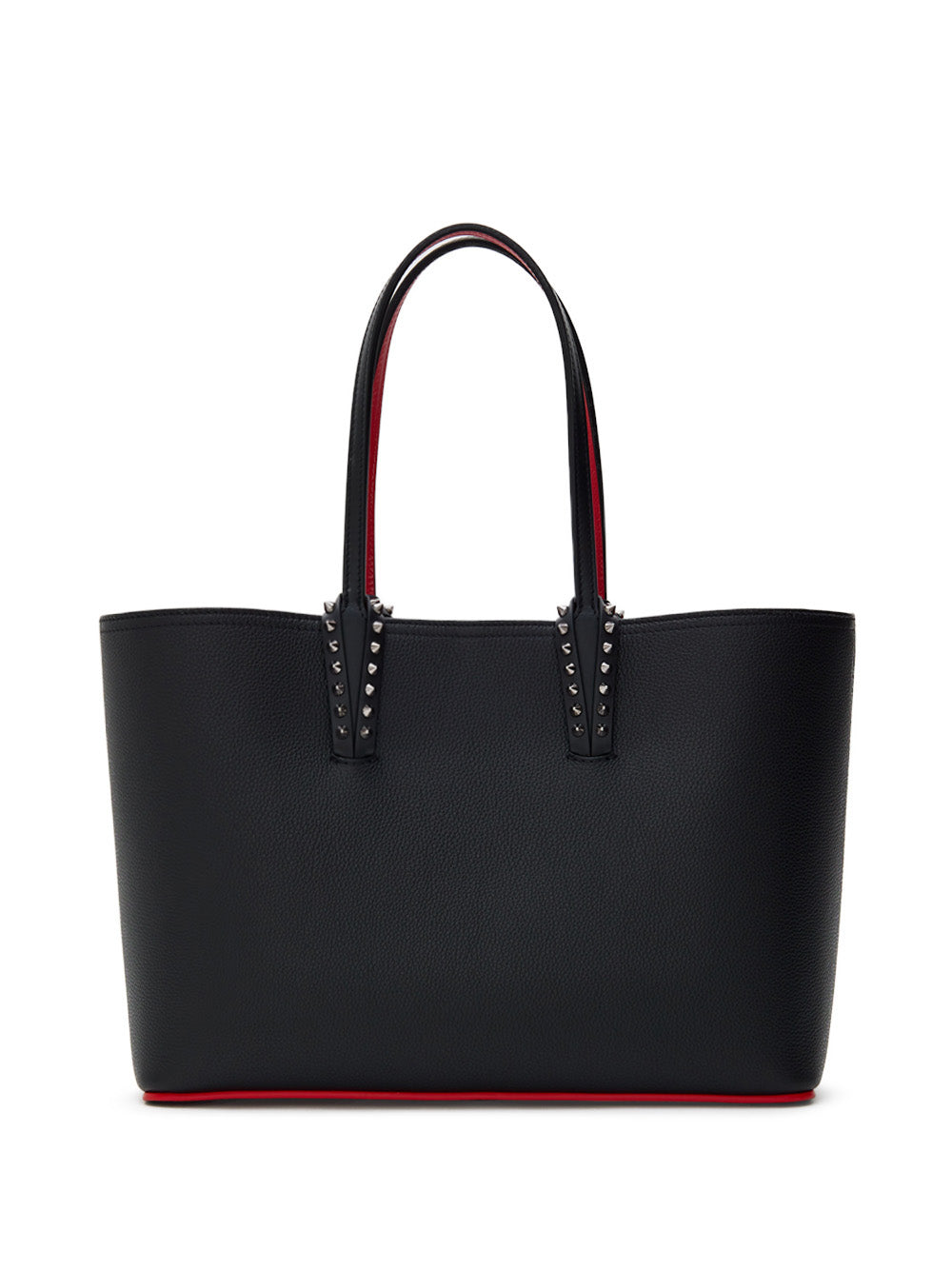 Tote groBe schwarze Leder Cabin Tasche Christian Louboutin