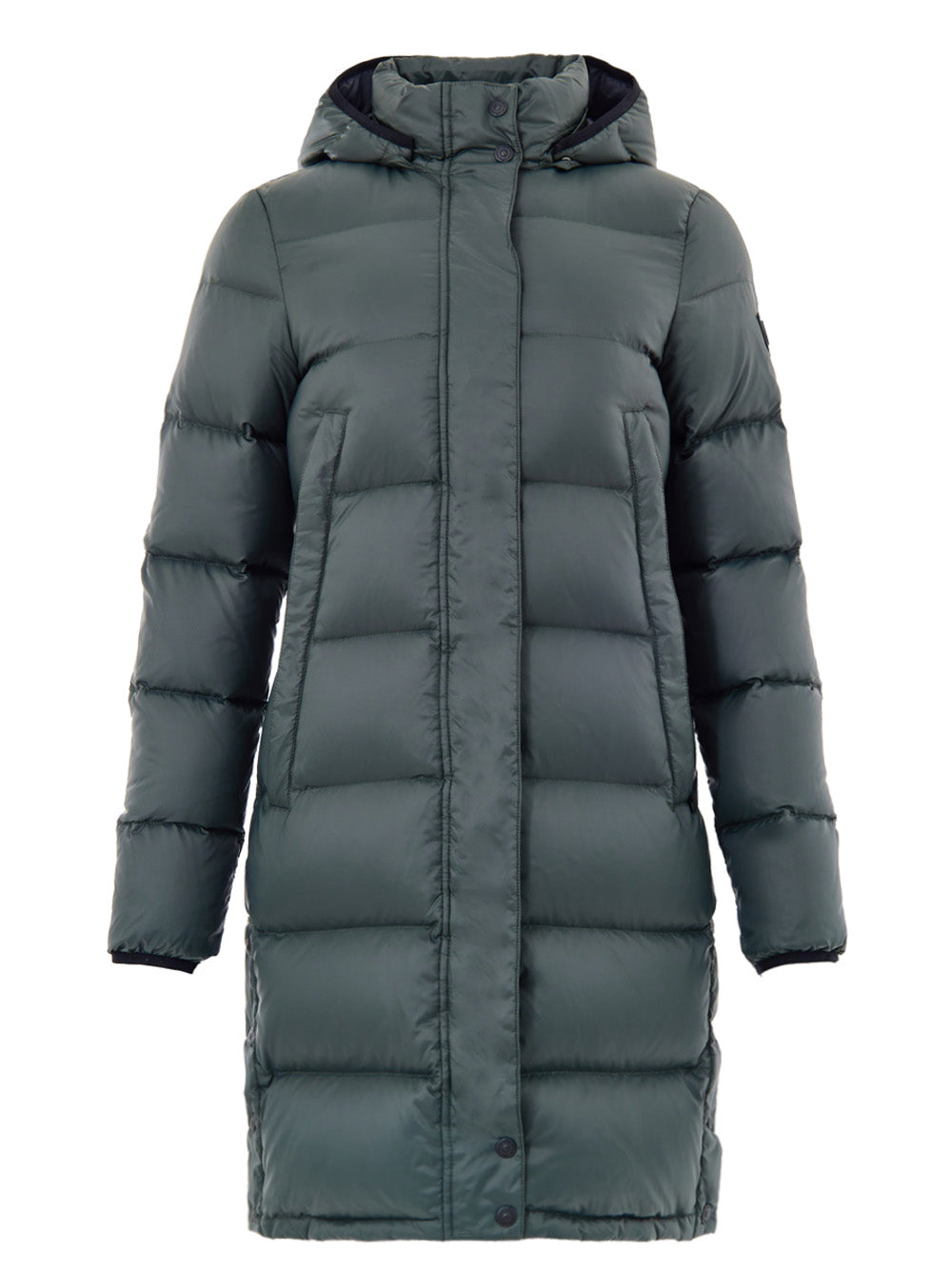 Lange Polsterjacke in Grun Moose Knuckles