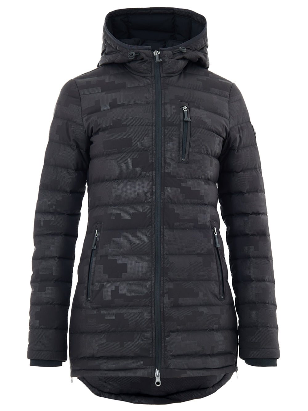 Schwarze Bettbezug mit Tone-Print auf Tone Moose Knuckles