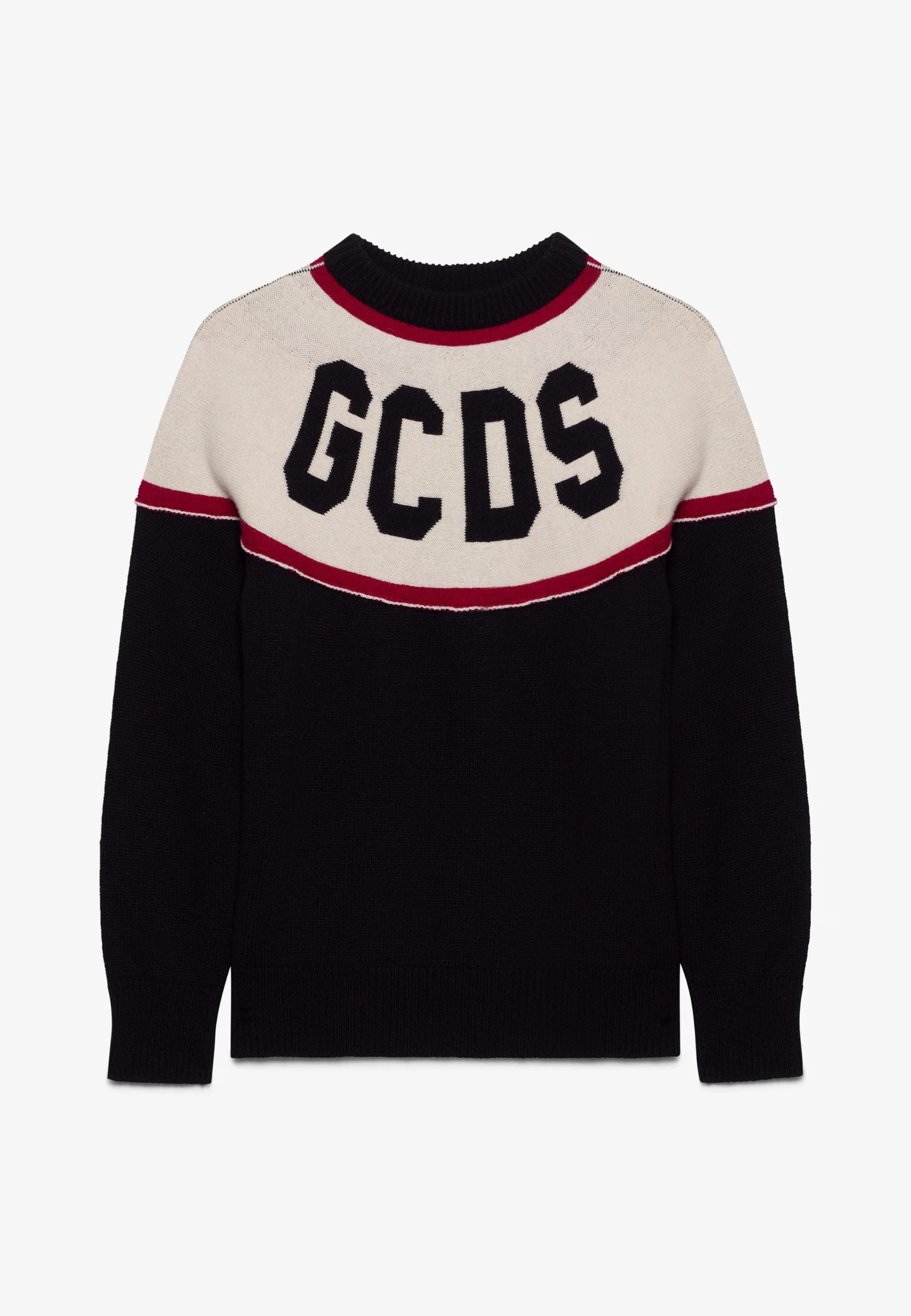 Gcds Pullover Streifen Logo Pullover