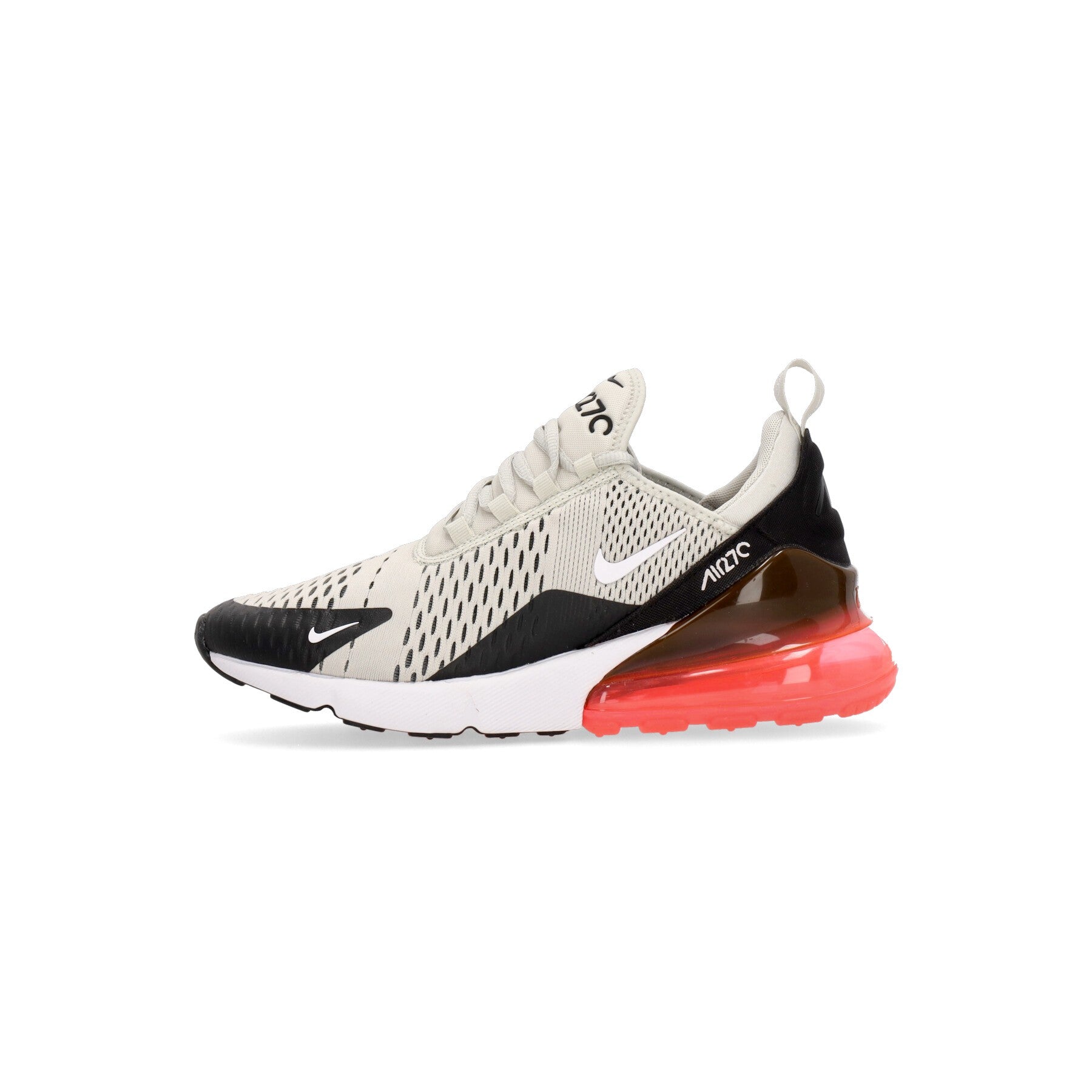 Air Max 270 Herren-Halbschuh Schwarz/Light Bone/Hot Punch/WeiB