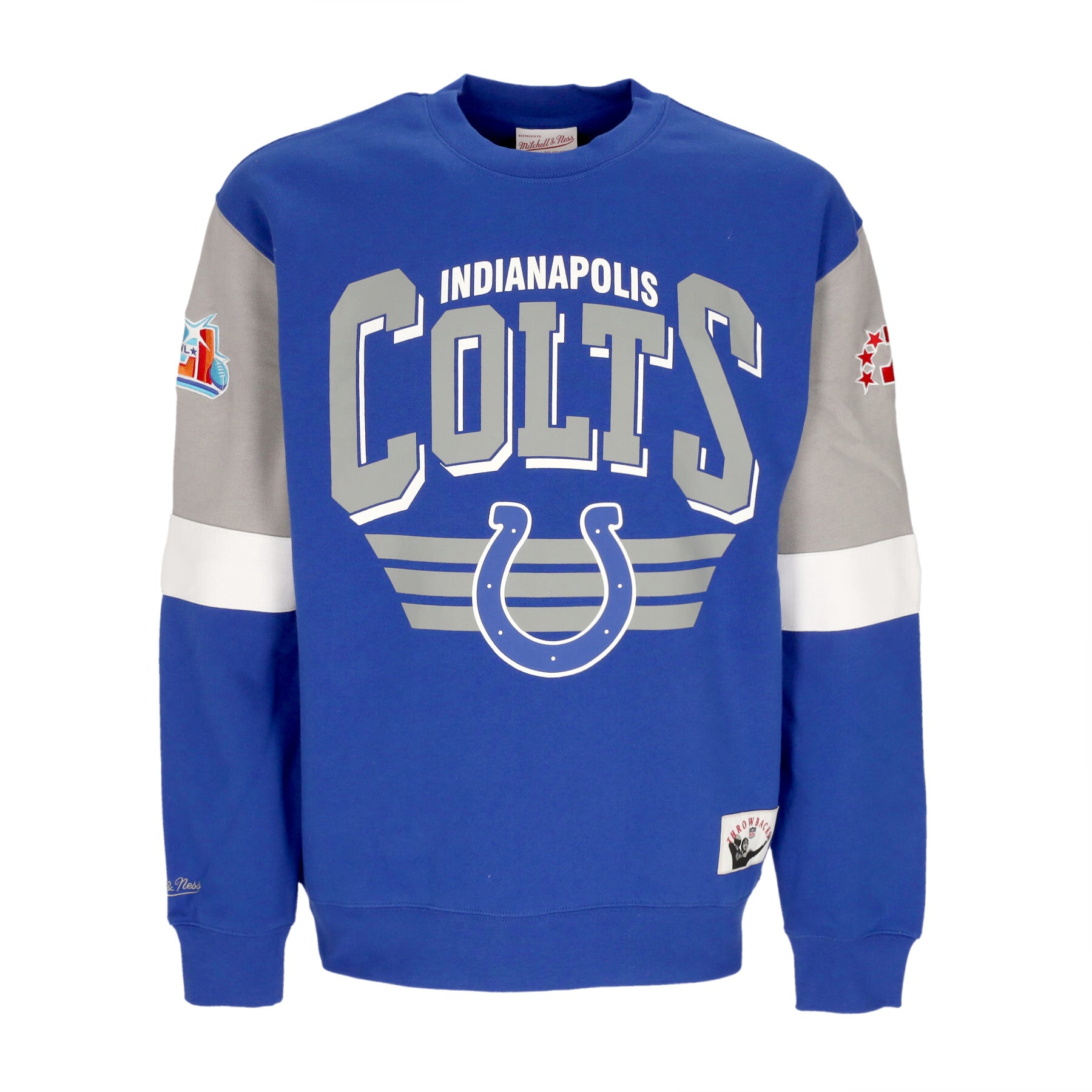 Herren-Sweatshirt mit Rundhalsausschnitt NFL All Over Crew 3.0 Indcol Original Team Colors
