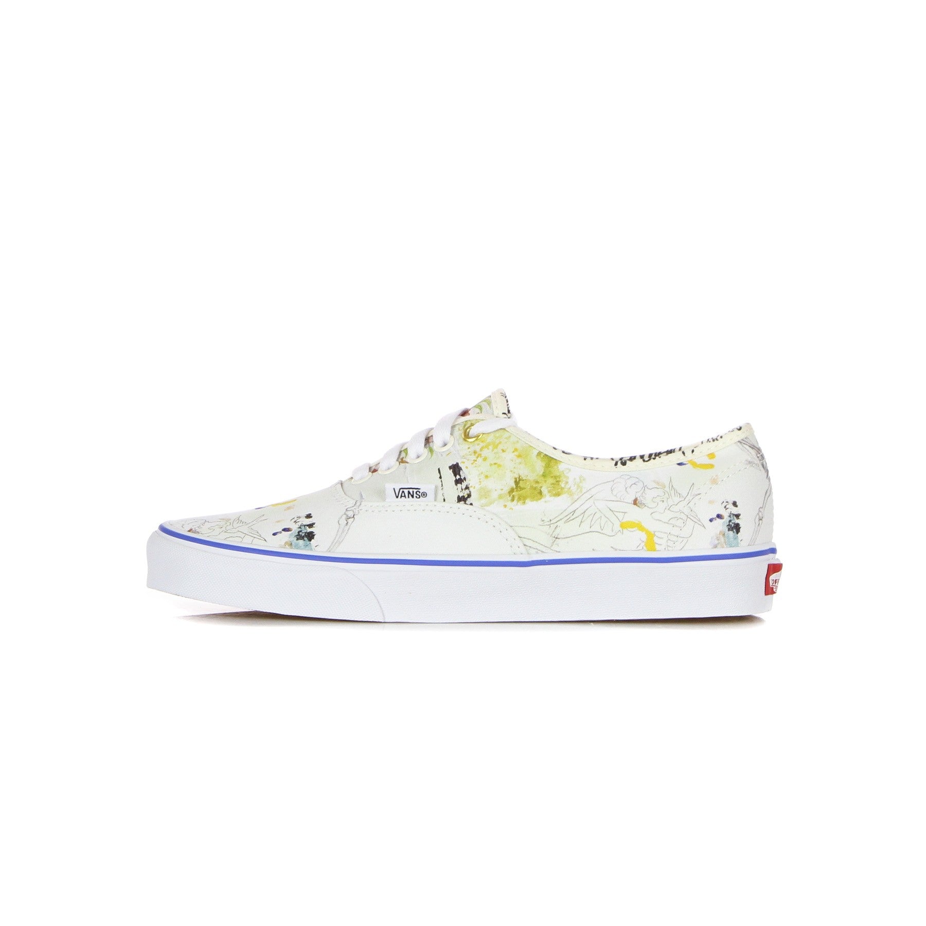 Authentischer Herren-Halbschuh (OTW-Galerie) All Over Print/Nebel