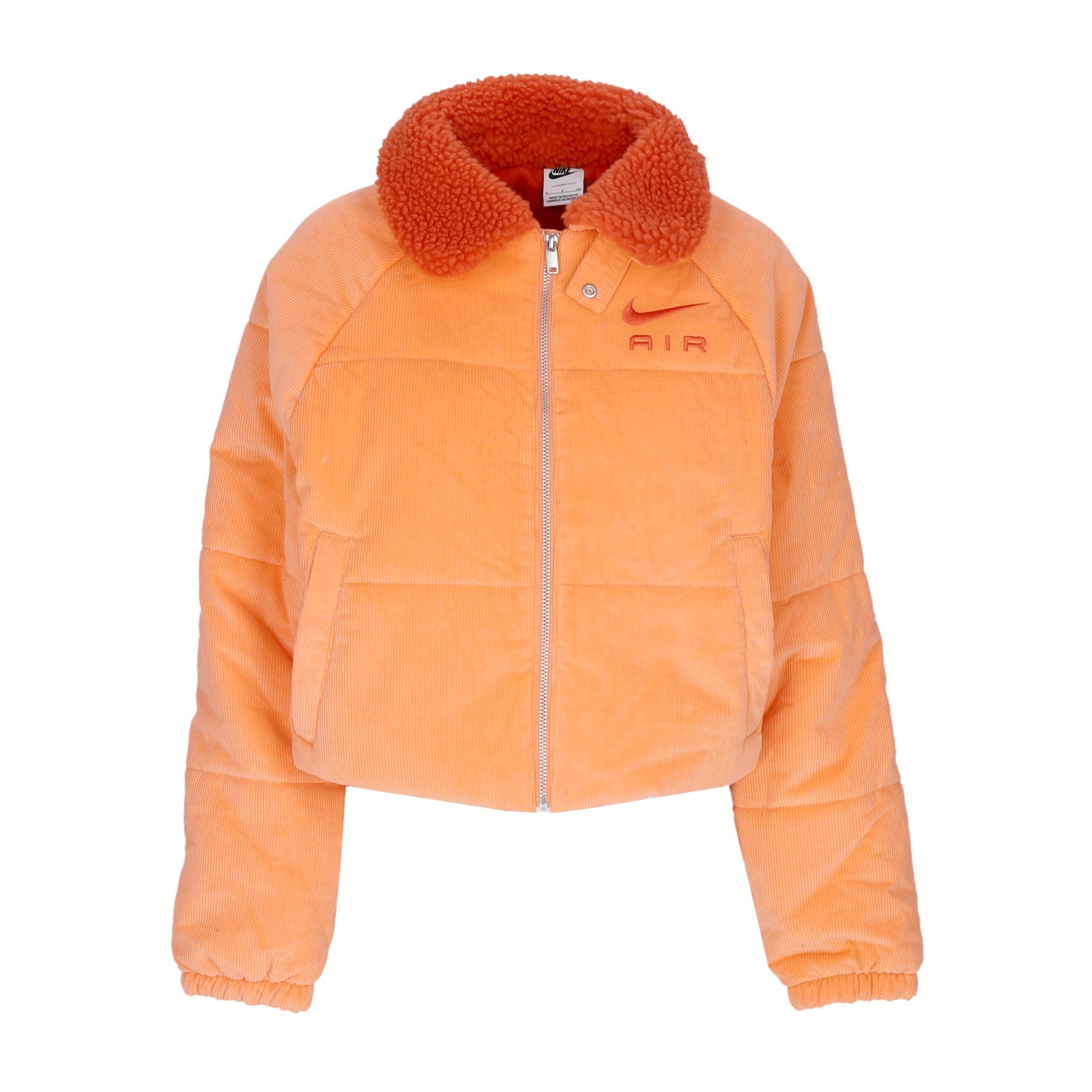 Kurze Jacke Damen Sportswear Air Therma-fit Cord Winterjacke Orange Trance/Mantra Orange