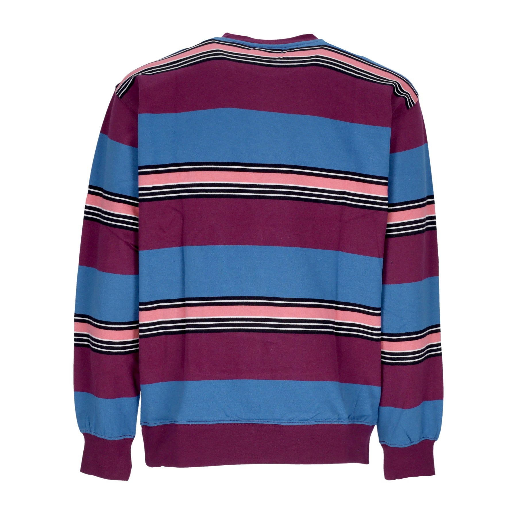 Herren-Sweatshirt mit Rundhalsausschnitt Ender Stripe Crew Specialty Fleece Beetroot Multi