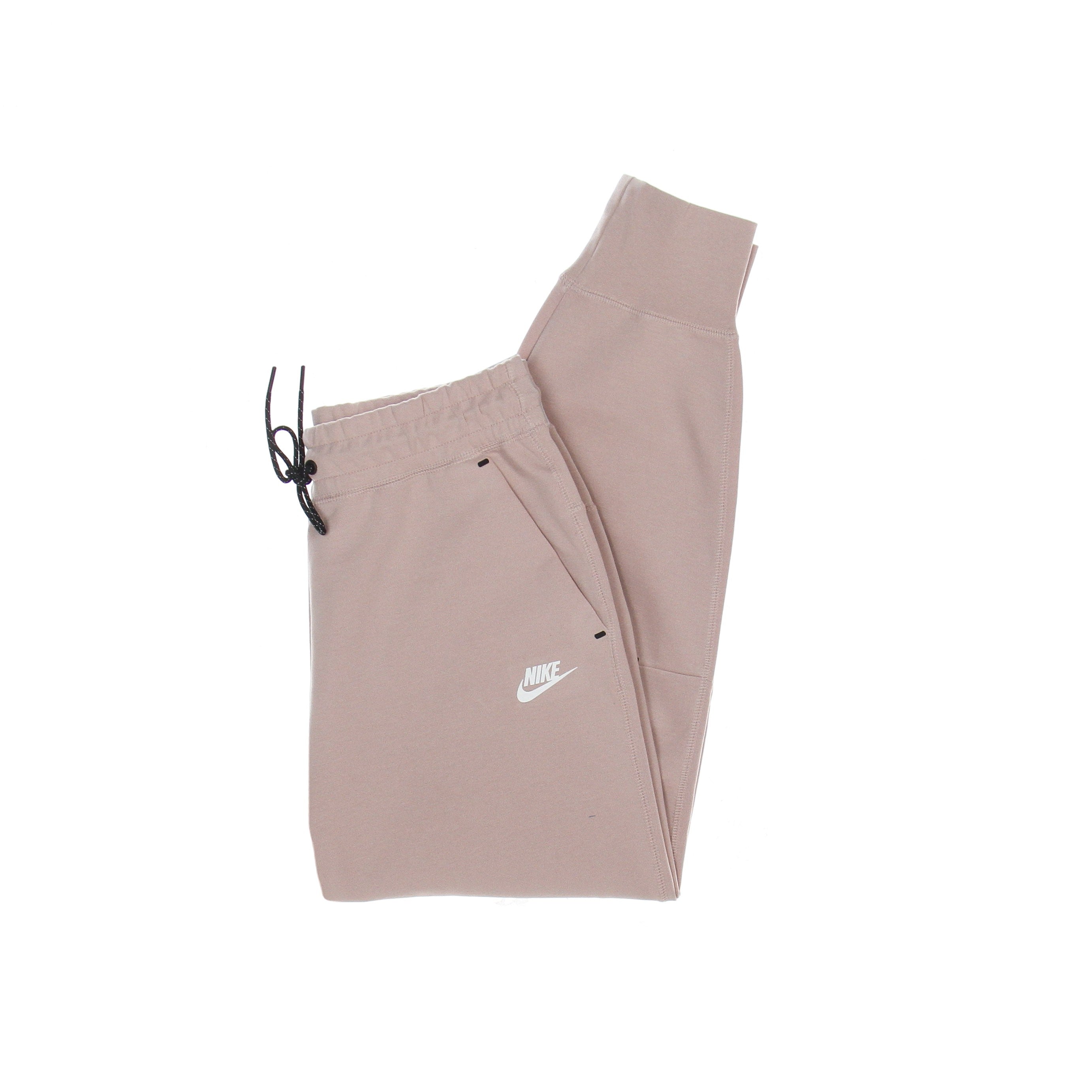 Leichte Trainingshose fur Damen, Sportswear Tech Fleece, Pink Oxford/WeiB