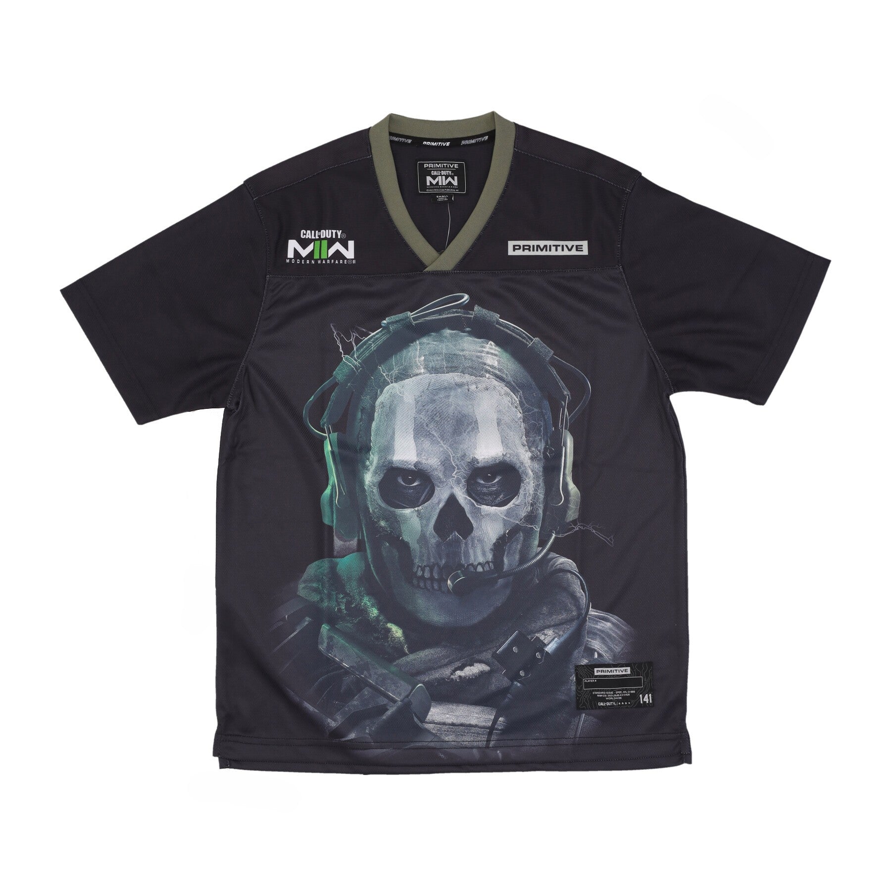 Ghost Jersey X Call Of Duty Schwarzes Herren-T-Shirt