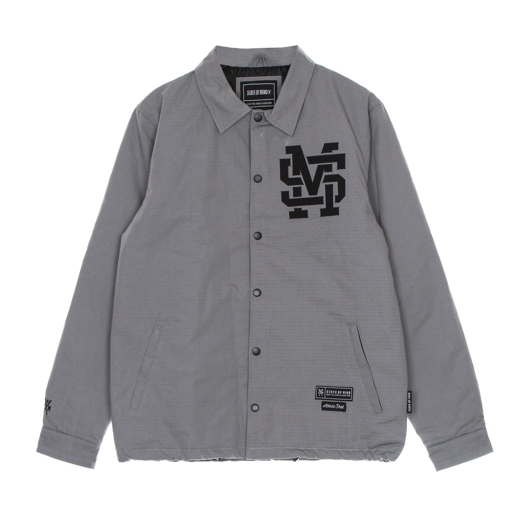 Coach-Jacke Herren-Monogramm-Jacke Grau