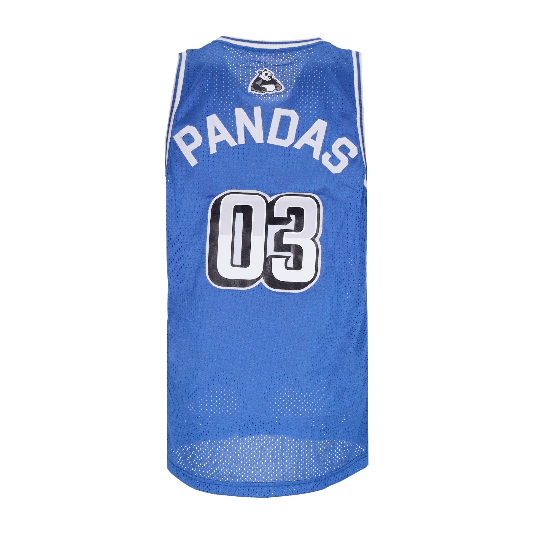 Herren-Basketball-Tanktop Atypisches Basketball-Trikot Pandas Blau