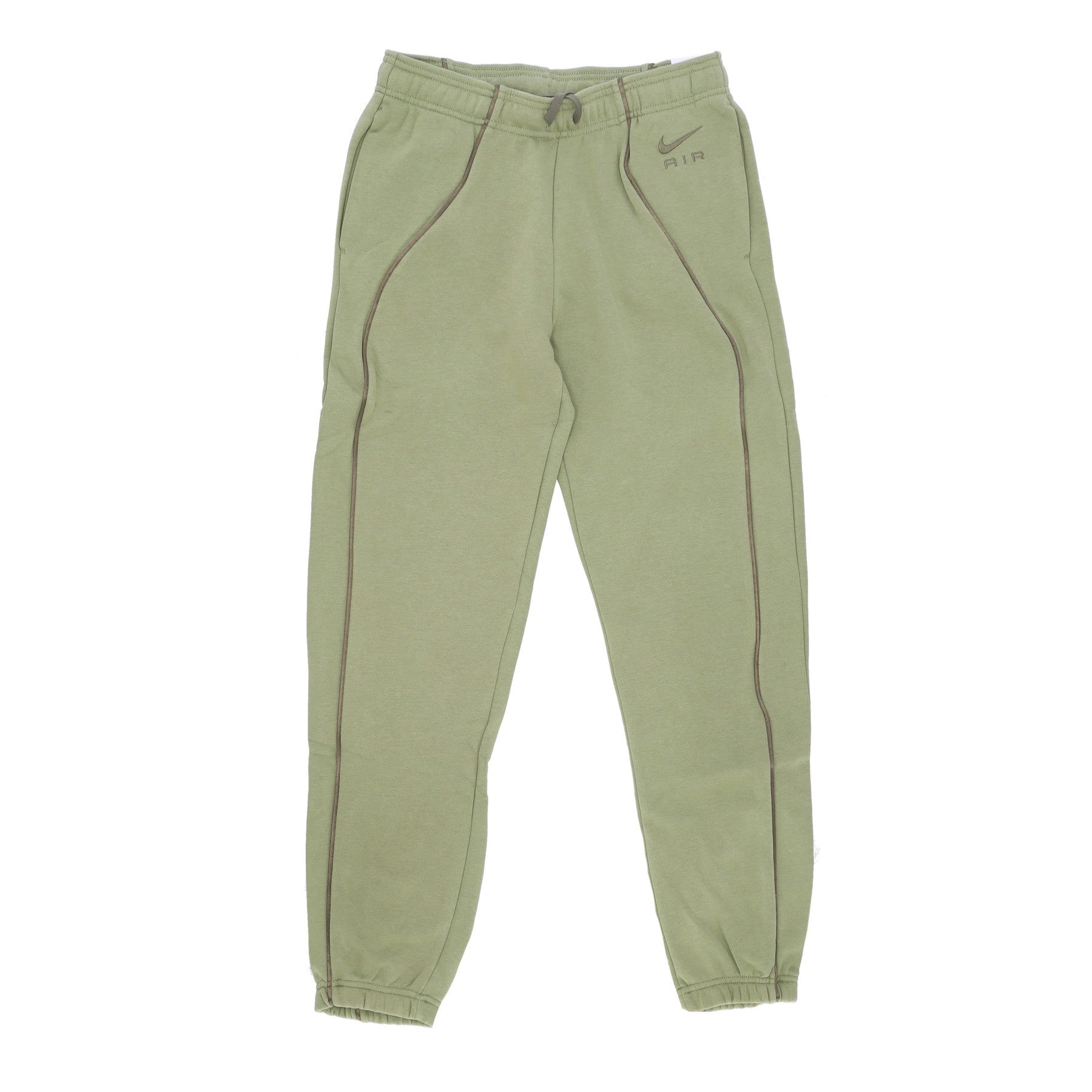 Fleece-Trainingshose fur Damen, Sportswear Air Fleece, mittelhohe Jogginghose, Alligator/Medium Olive/Medium Olive