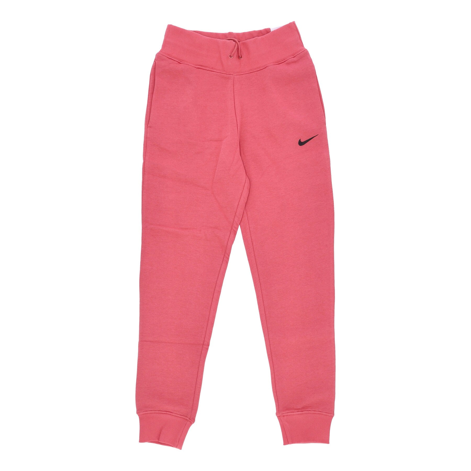 Fleece-Trainingshose fur Damen, Sportbekleidung, Fleece-Jogginghose mit hohem Bund, Adobe/Schwarz