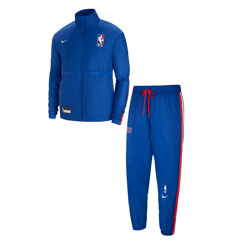 Kompletter Herren-Trainingsanzug NBA Team 31 Essential-Trainingsanzug Old Royal/lt Crimson/phantom/white
