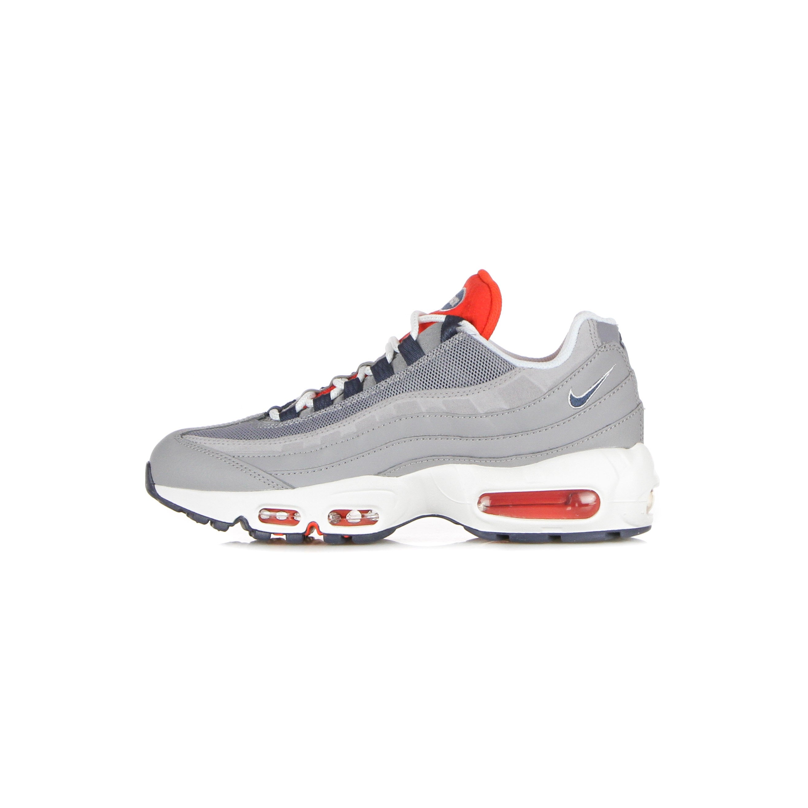 Air Max 95 Herren-Halbschuh Cement Grey/Thunder Blue/Chile Red