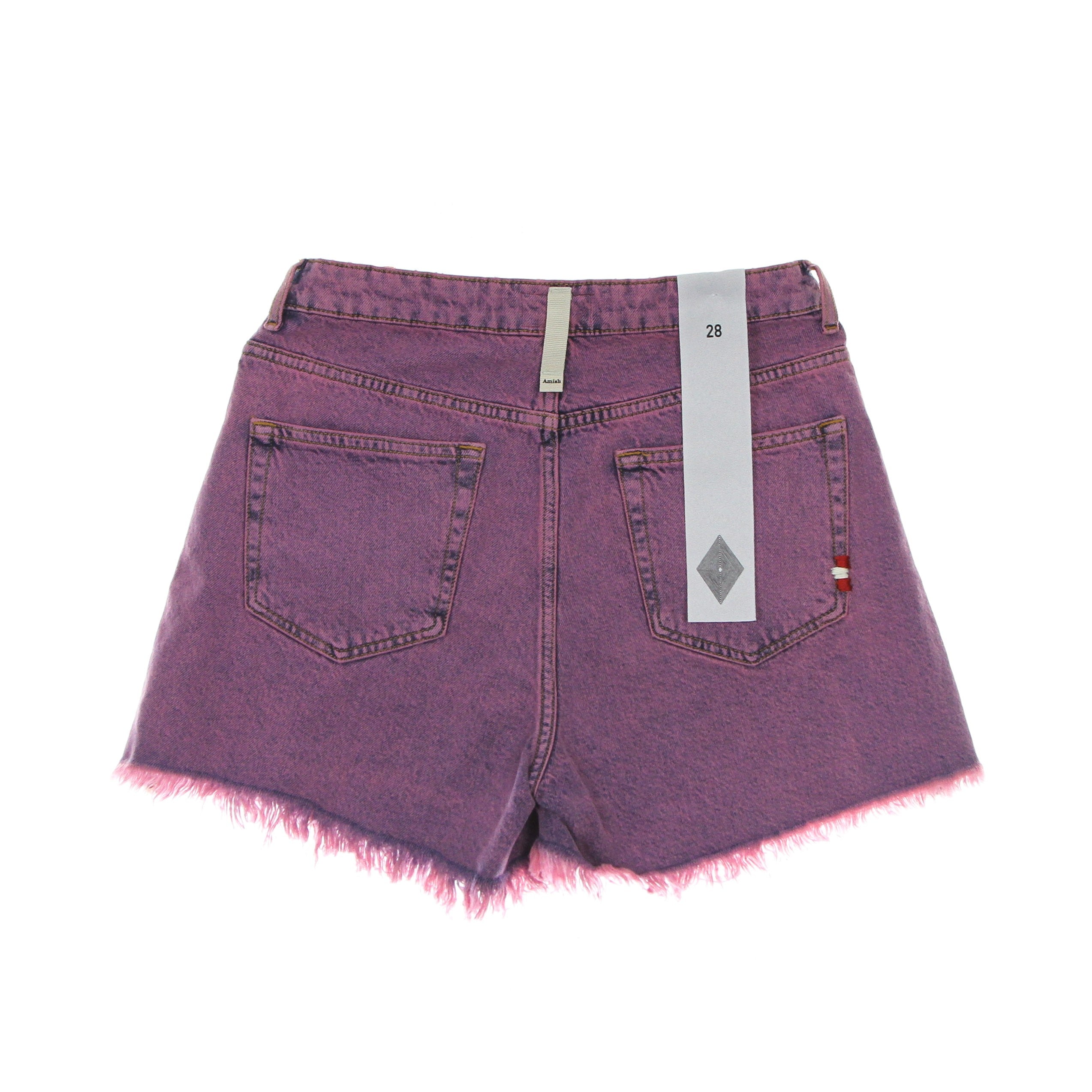 Kurze Damenjeans Short Ivy Denim Overdye Flieder