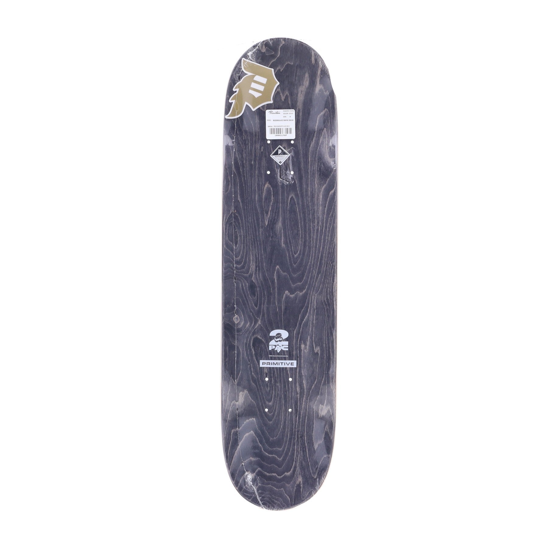 Rodriguez Shine Deck X 2pac Graphite Herren-Skateboard-Deck
