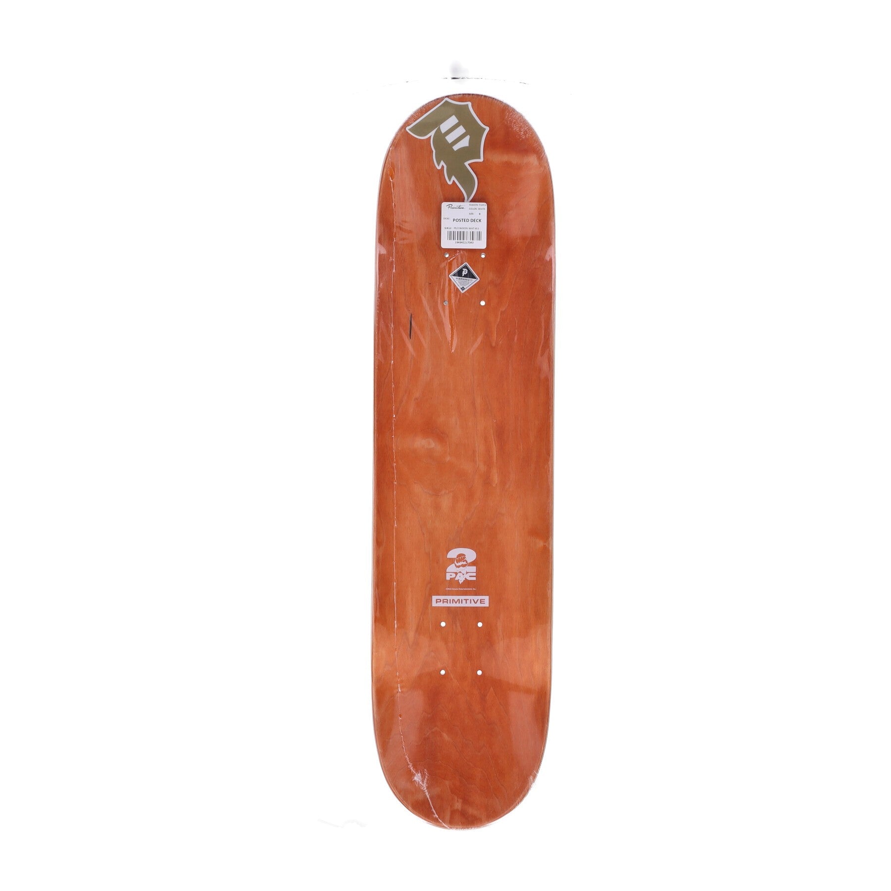 Skateboard Deck Men Posted Deck X 2pac Orange