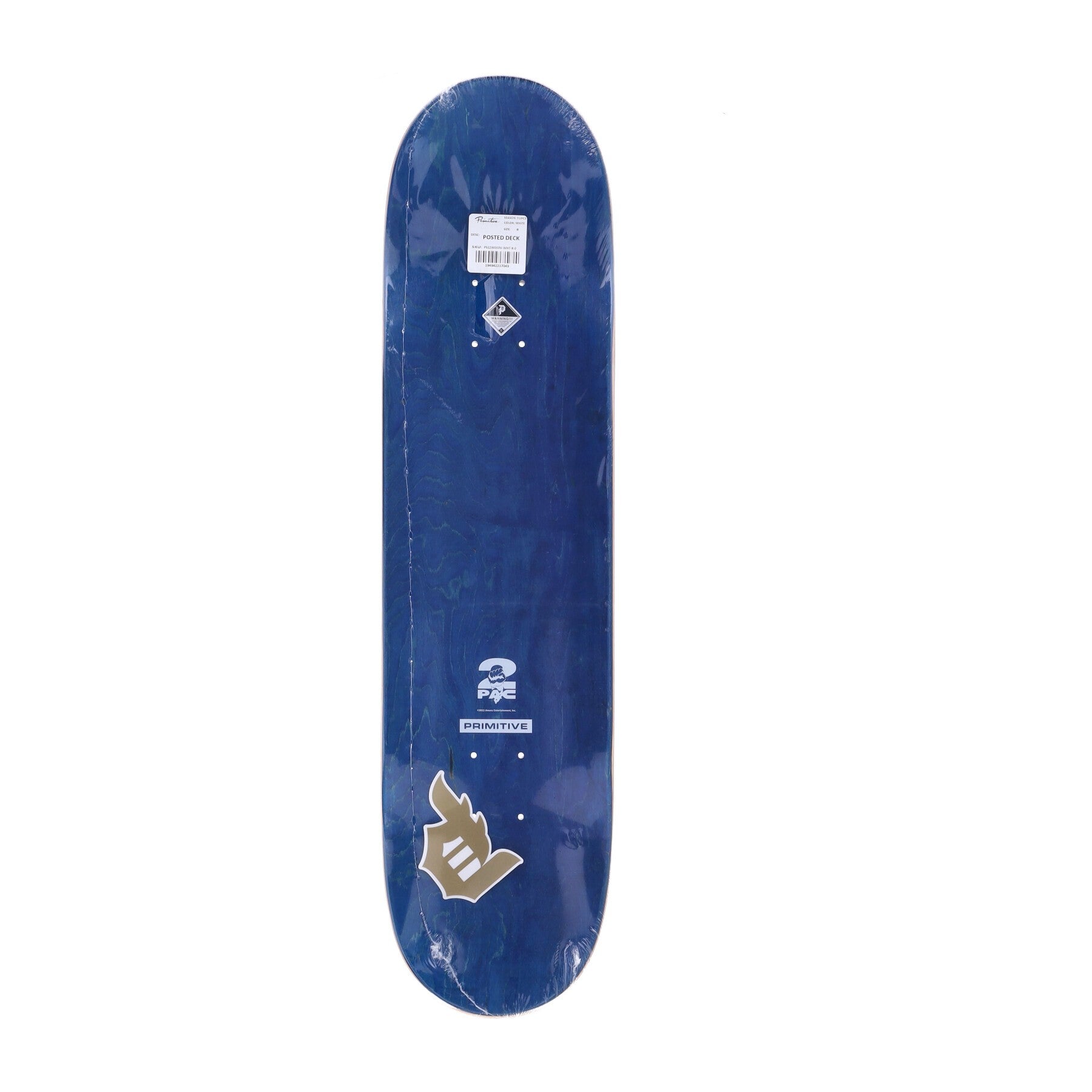 Skateboard Deck Men Posted Deck X 2pac Blau