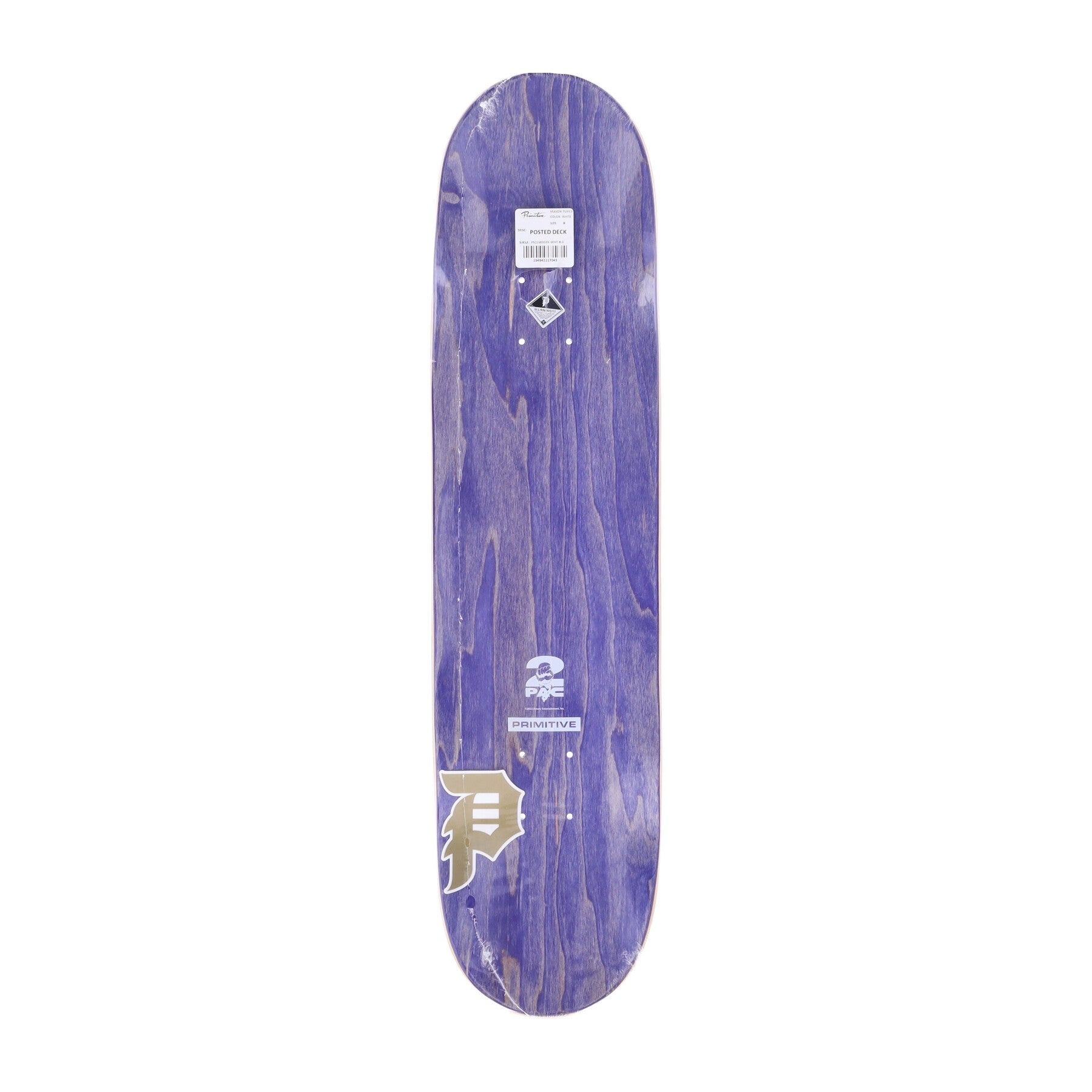 Herren-Skateboard-Deck Posted Deck X 2pac Konigsblau