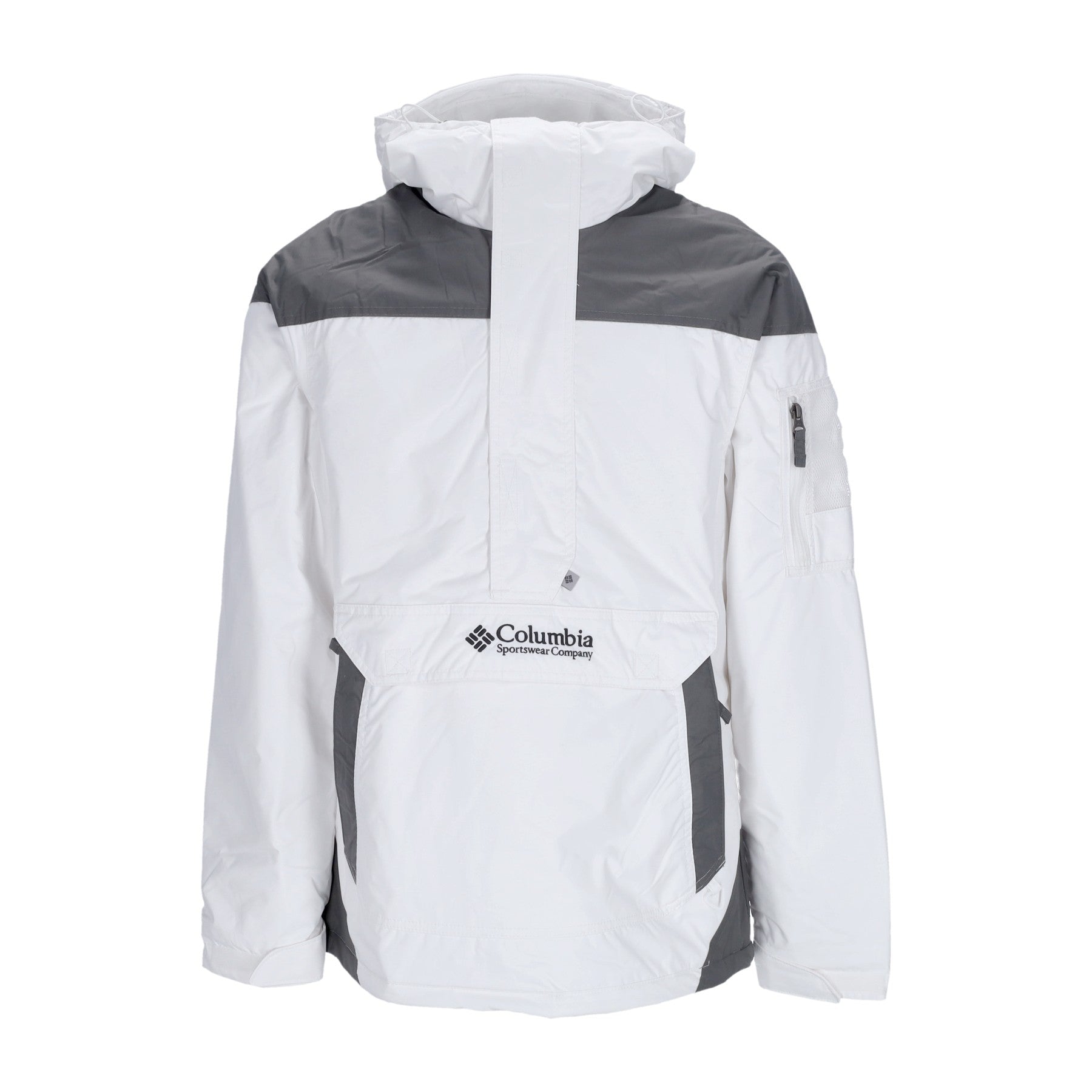 Herren Pullover Jacke Challenger Pullover WeiB/Stadtgrau